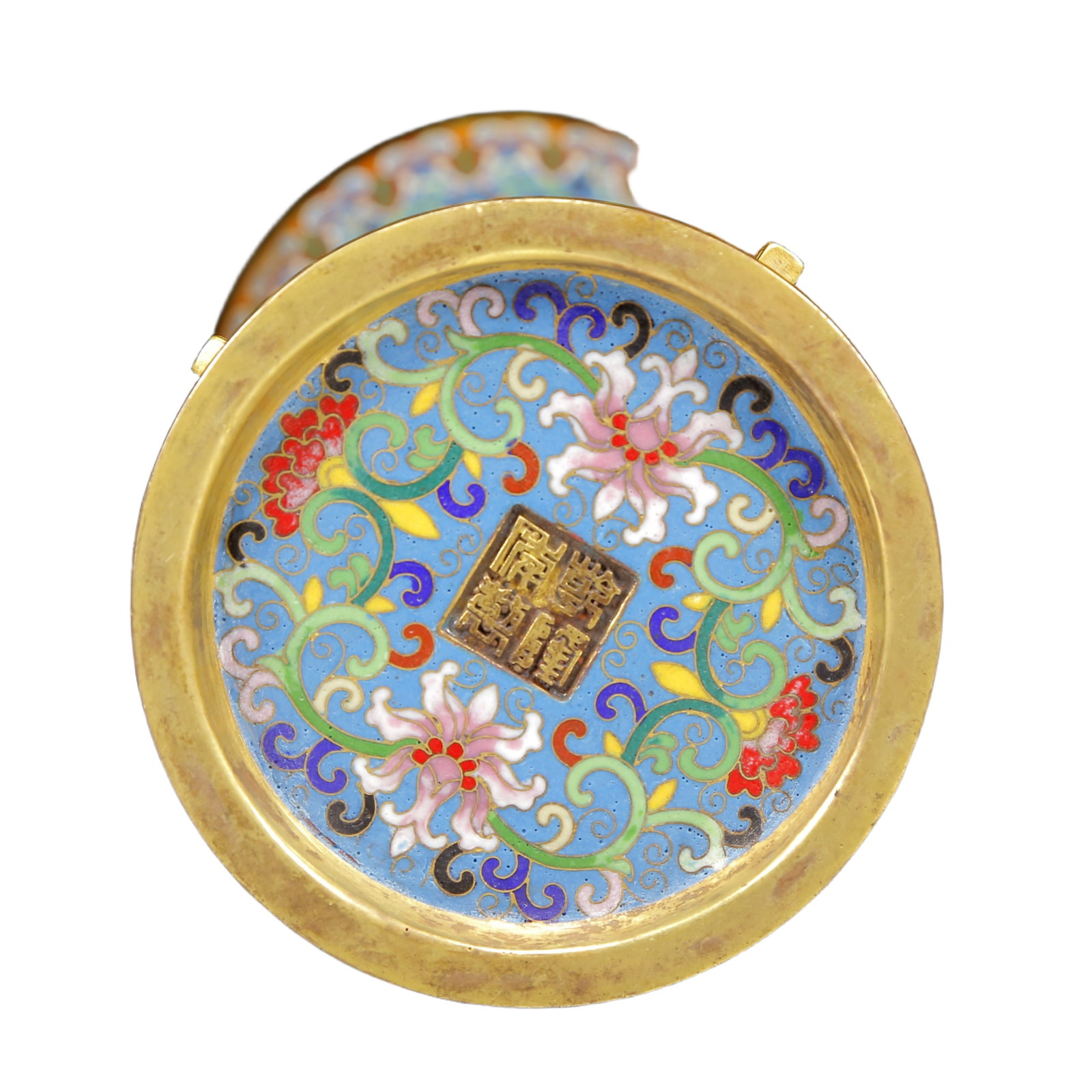 A Huge Cloisonne Beast-Face Pattern Vase - 10