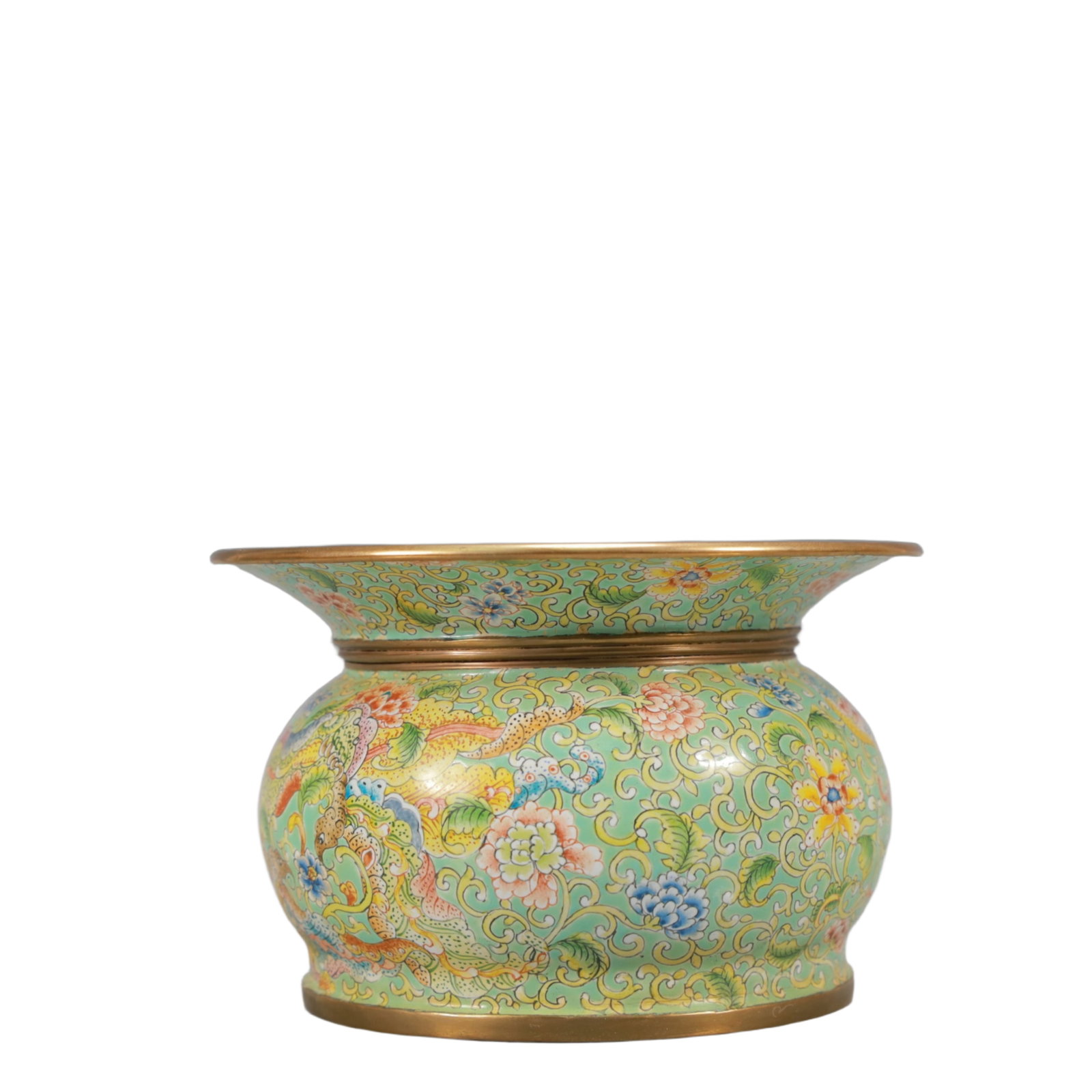 An Exquisite Painted Enamel Flower Pattern Jar - 2