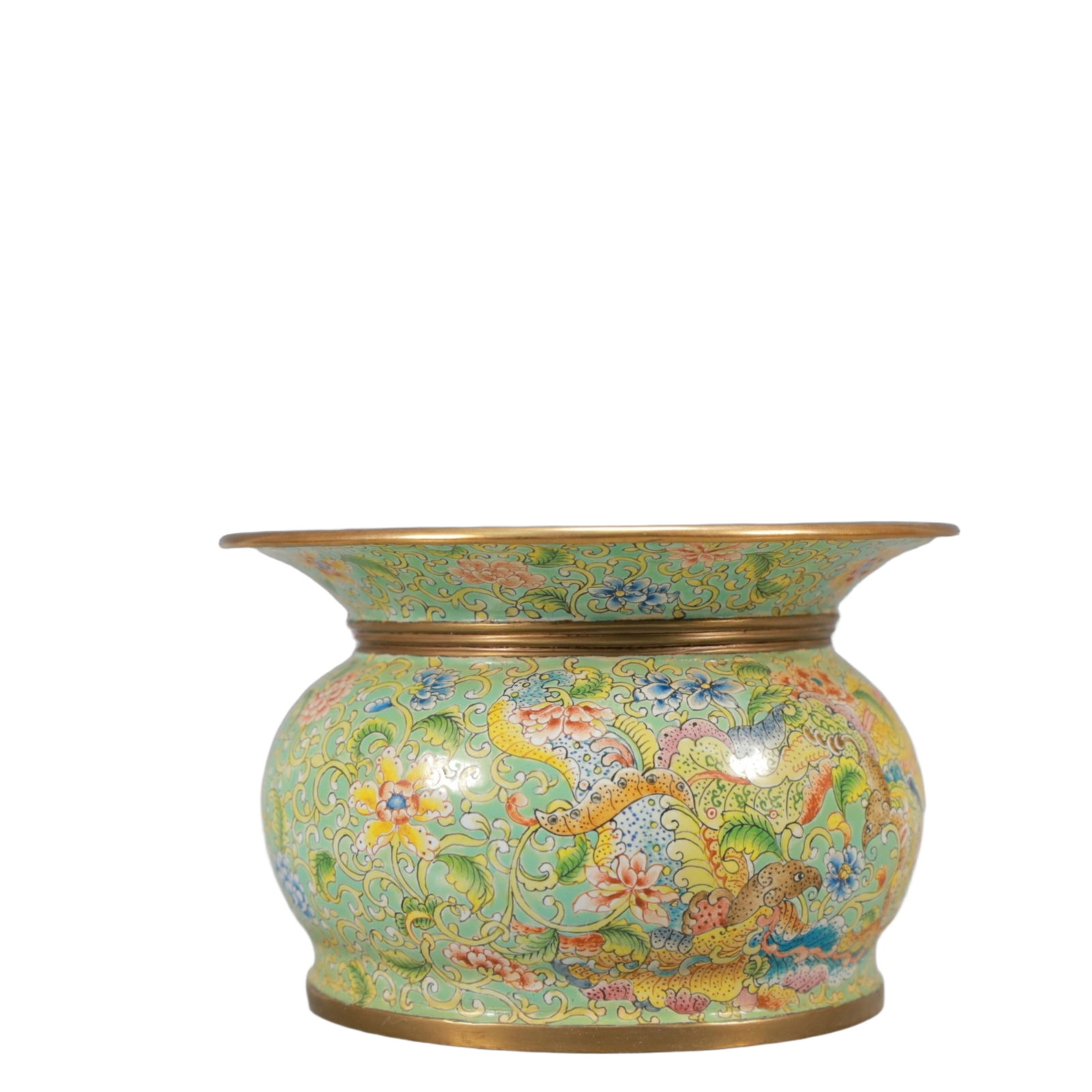 An Exquisite Painted Enamel Flower Pattern Jar - 3