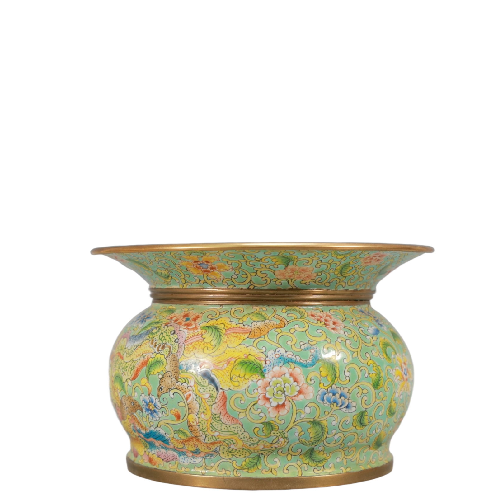 An Exquisite Painted Enamel Flower Pattern Jar - 4