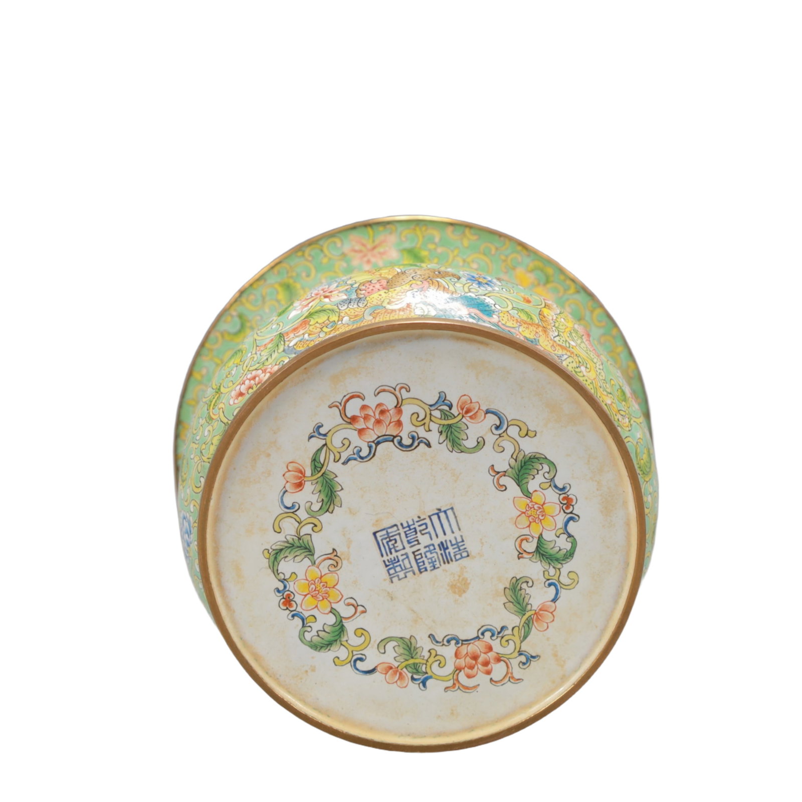 An Exquisite Painted Enamel Flower Pattern Jar - 6