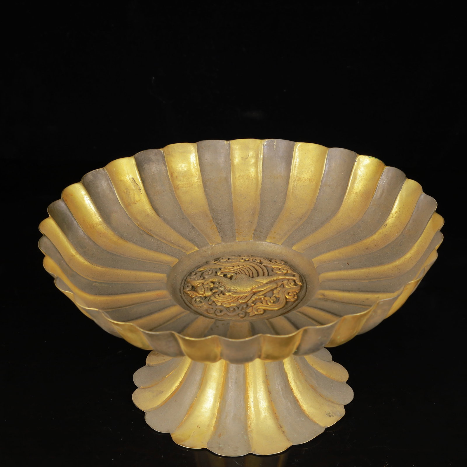 An Exquisite Gilt Silver Phoenix Pattern Cup - 4