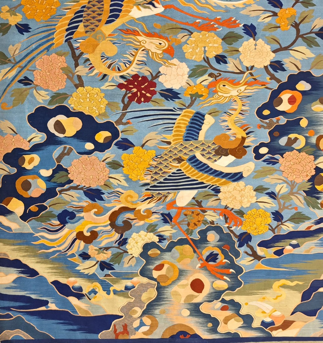 Phoenix and peony tapestry - 3