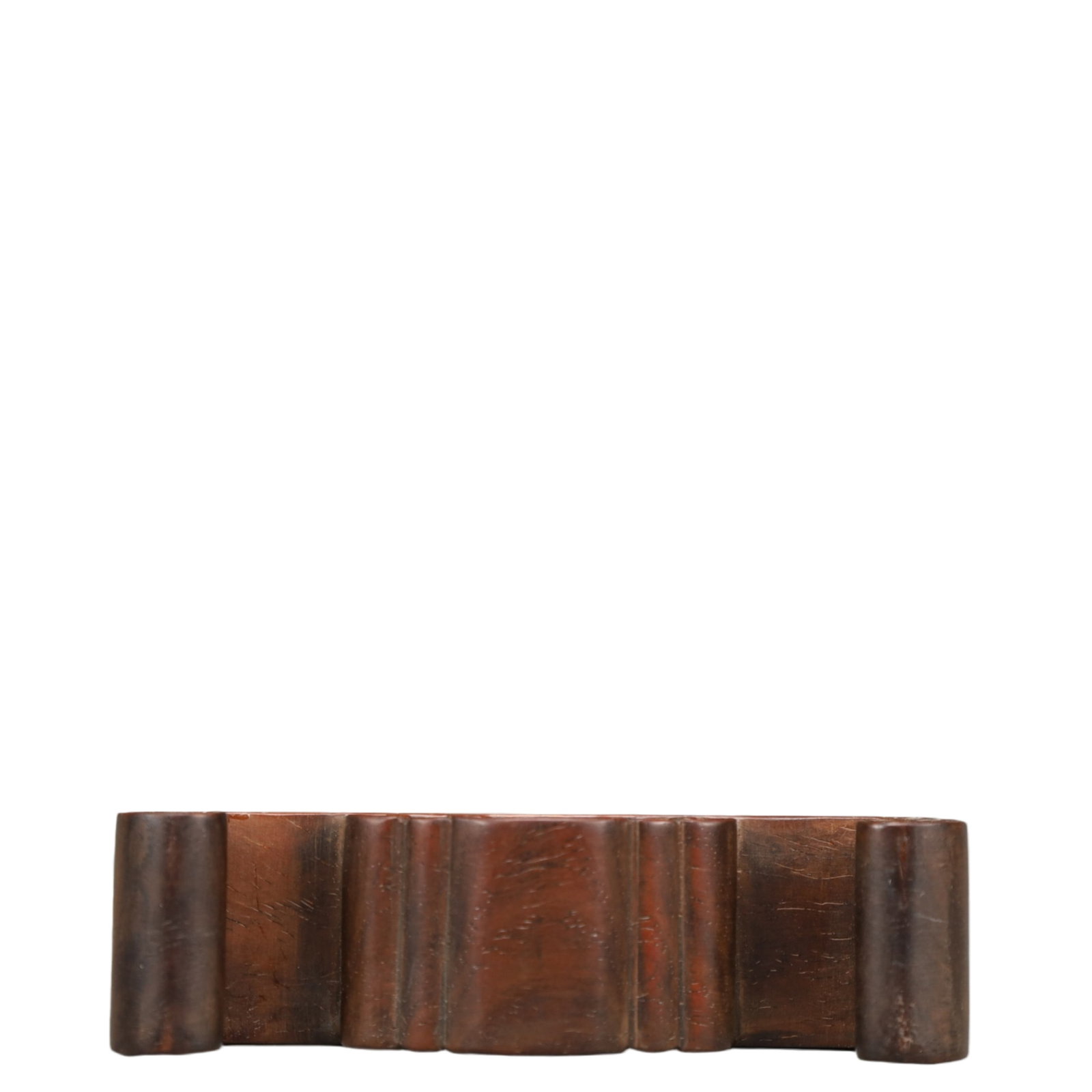 A Precious White Jade Bats Pattern Table Screen - 6