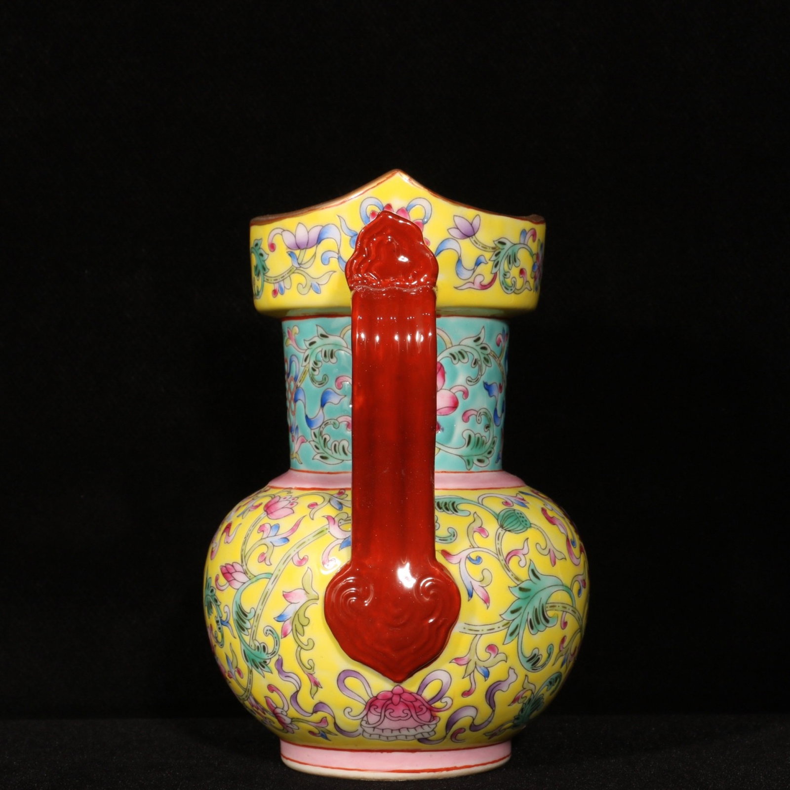 An Exquisite Enamel Lotus Pattern Pot - 7