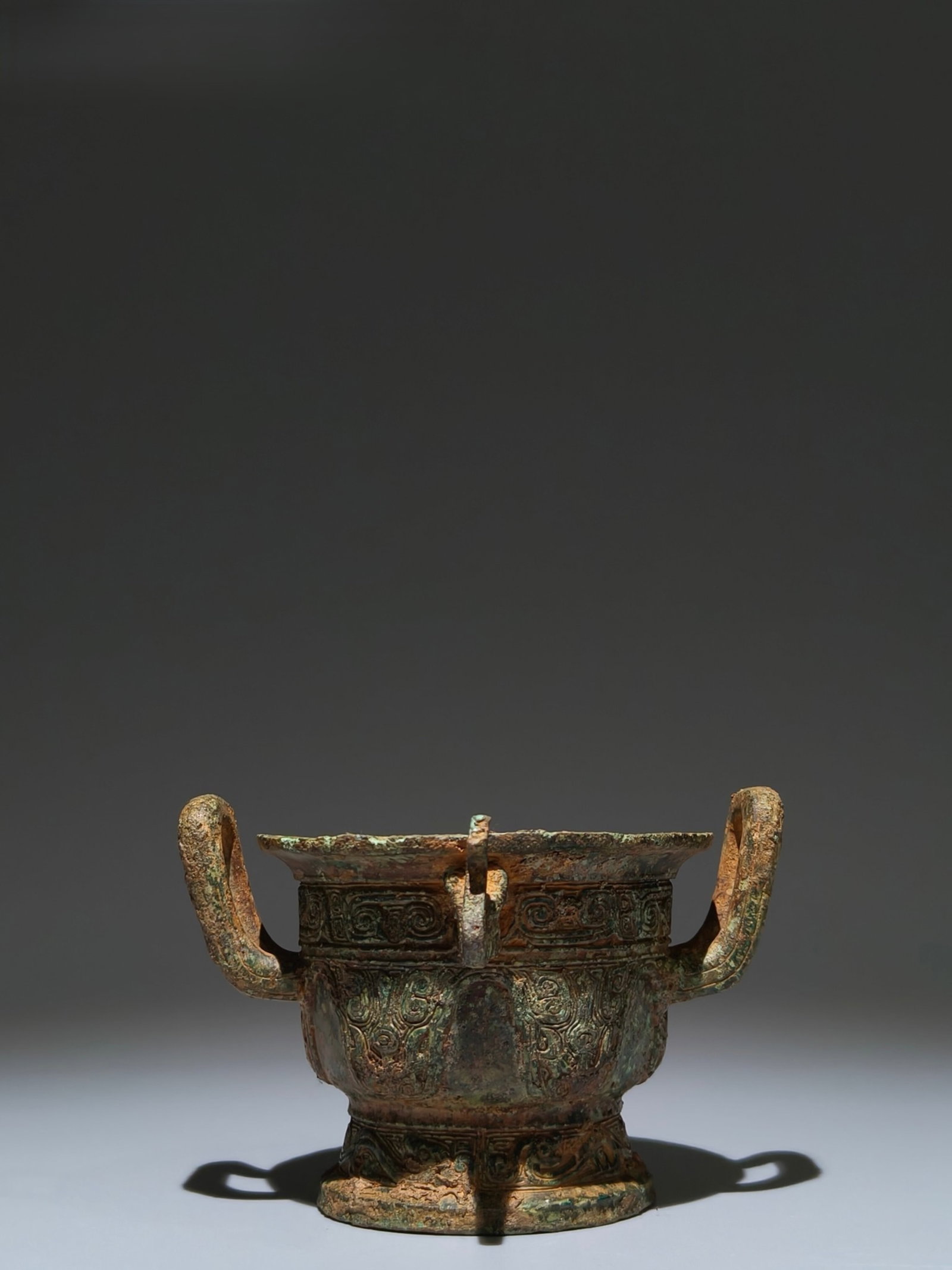 An Archaic Bronze Dragon Pattern Censer (1 of 9)