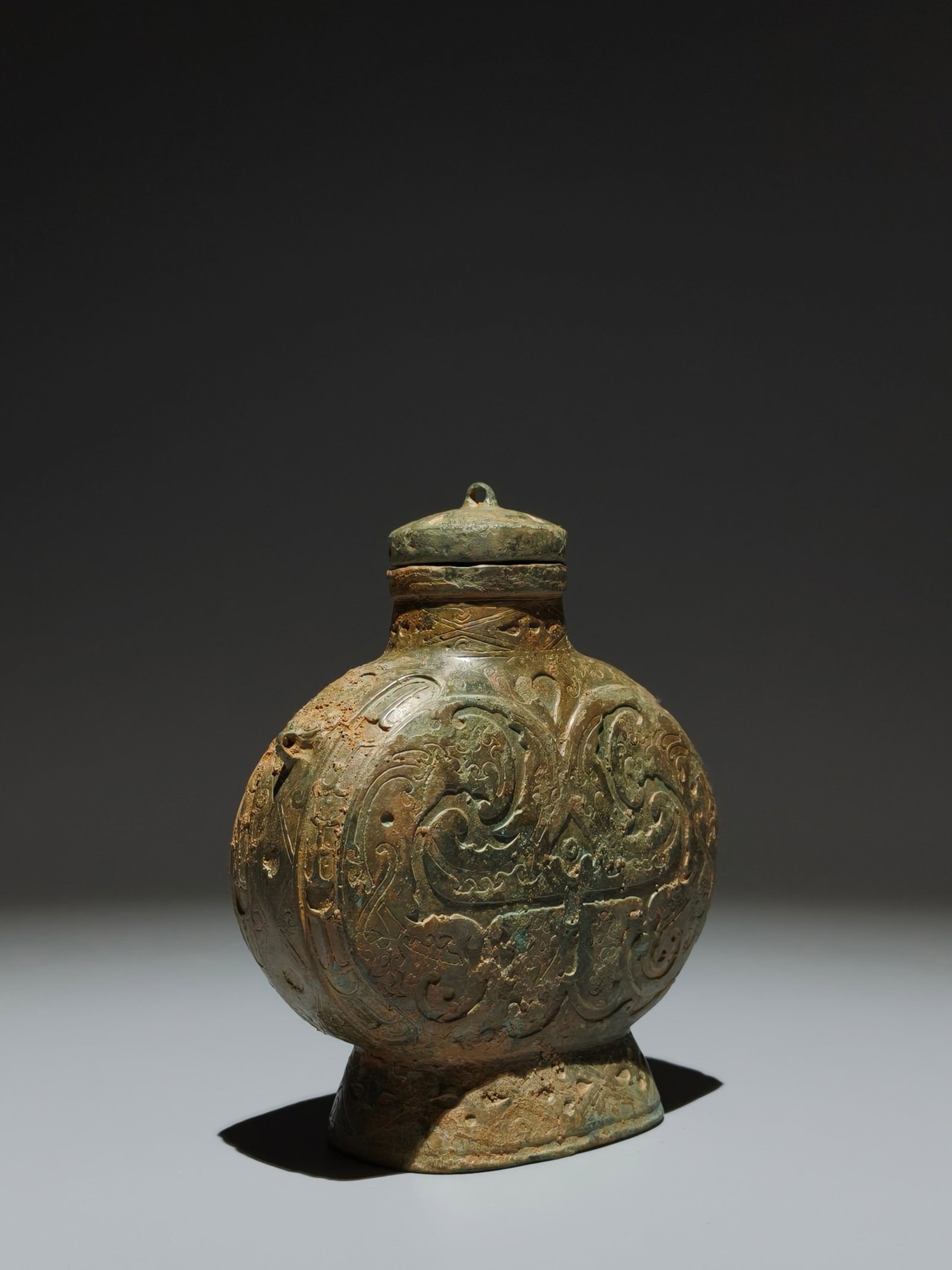 An Archaic Bronze Dragon Pattern Pot - 6