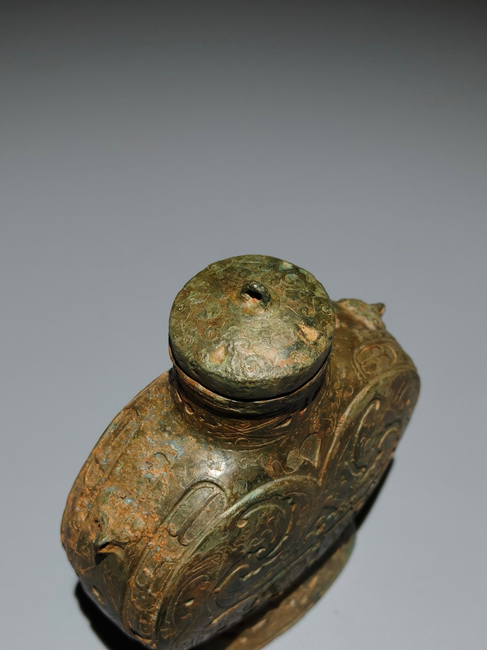 An Archaic Bronze Dragon Pattern Pot - 7