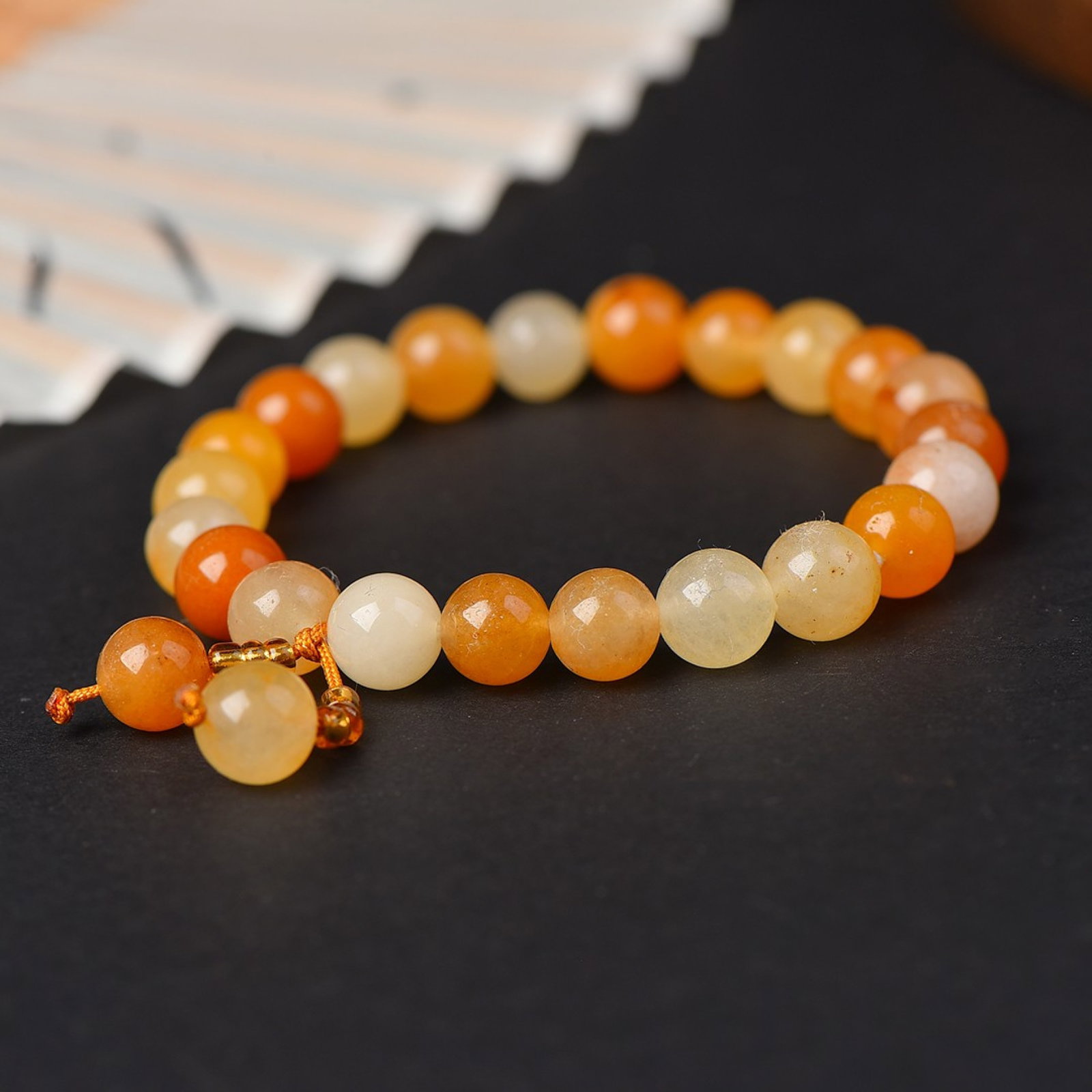 An Exquisite Yellow Jade Bracelets - 3