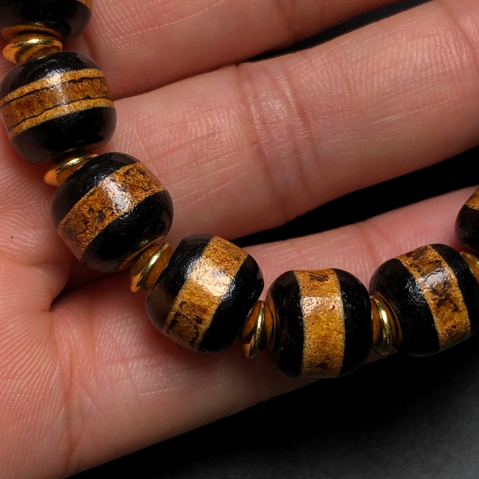 A Precious Dzi Bead Bracelets - 7