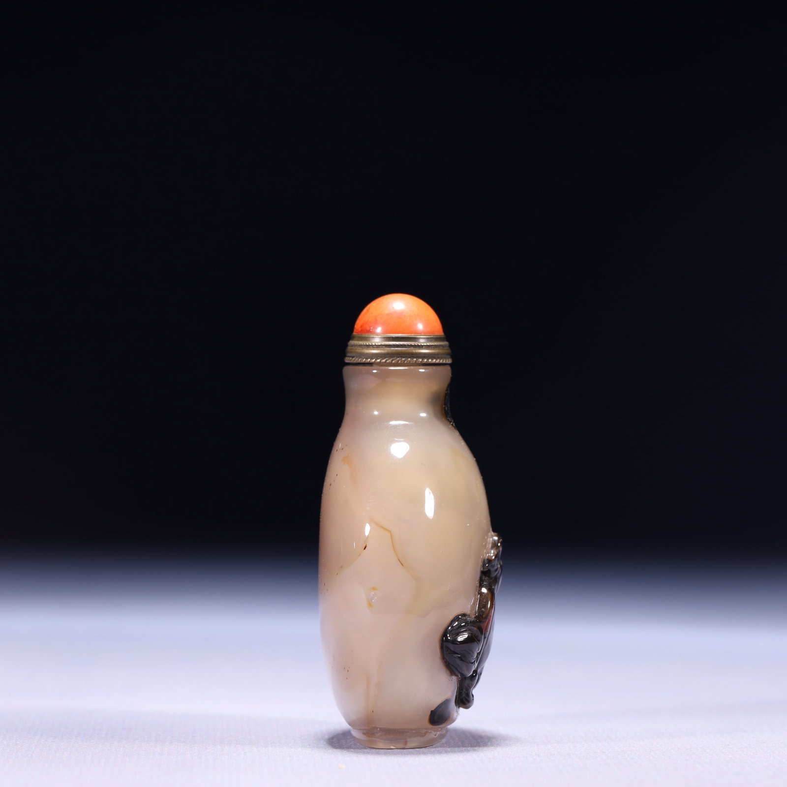 An Exquisite Agate Figure Pattern Snuff Bottle - 4