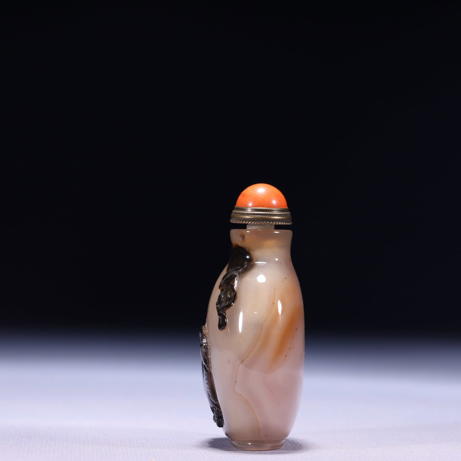 An Exquisite Agate Figure Pattern Snuff Bottle - 6