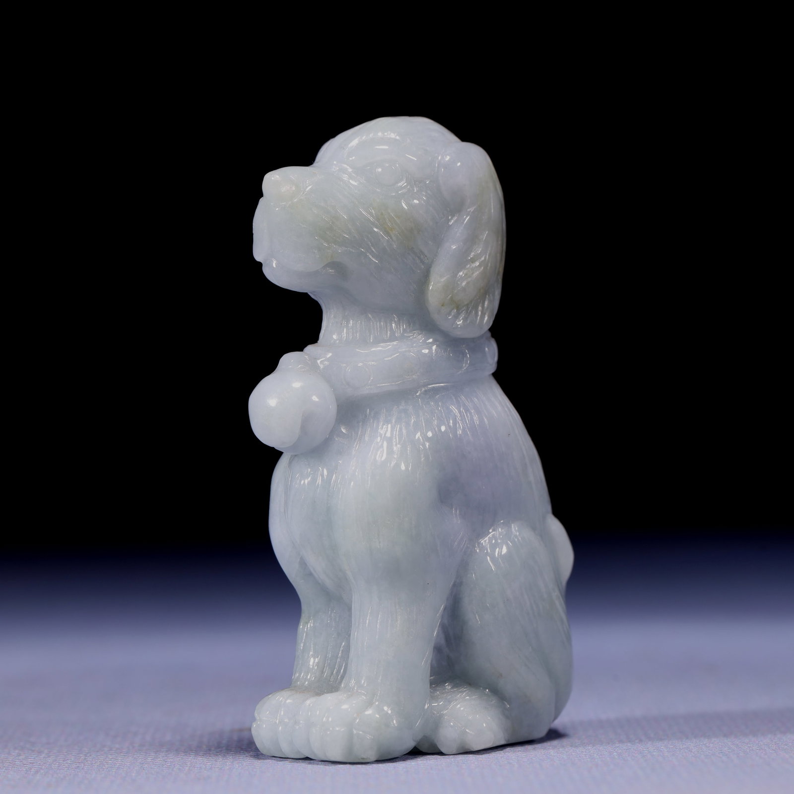 An Exquisite Jadeite Dog Pattern Ornament - 2