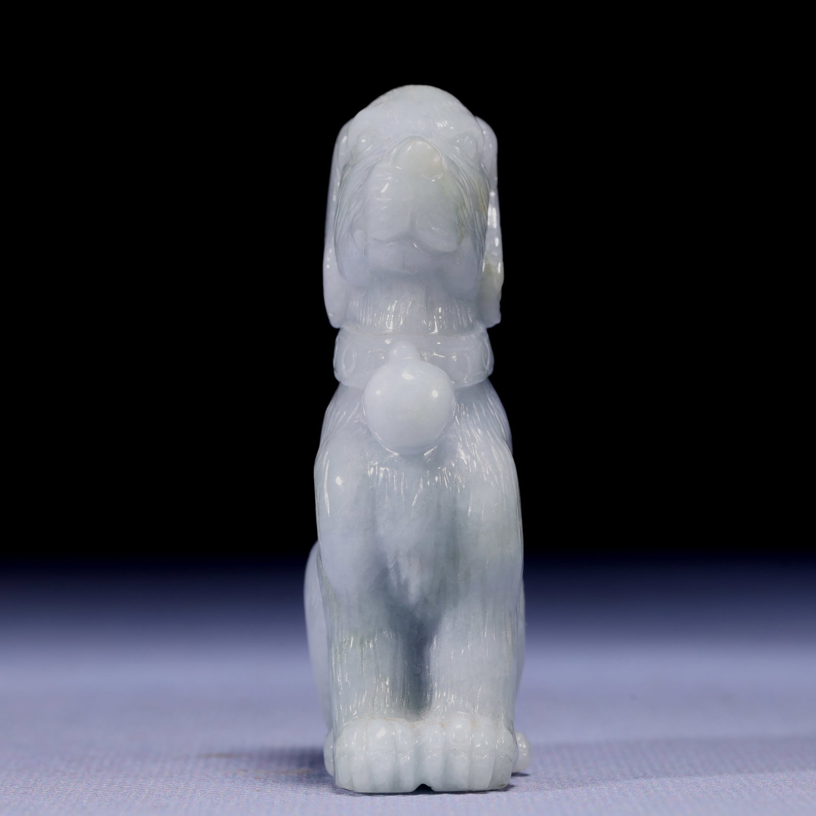An Exquisite Jadeite Dog Pattern Ornament - 3