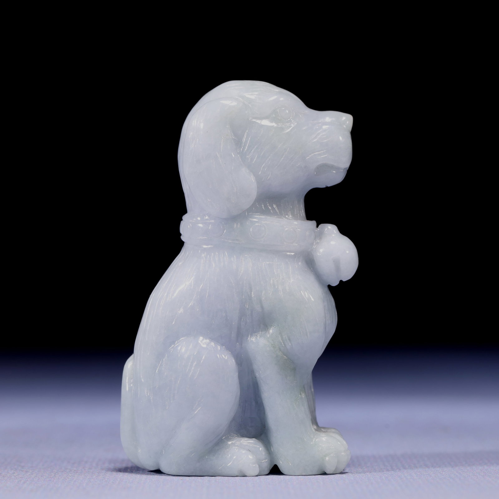 An Exquisite Jadeite Dog Pattern Ornament - 5