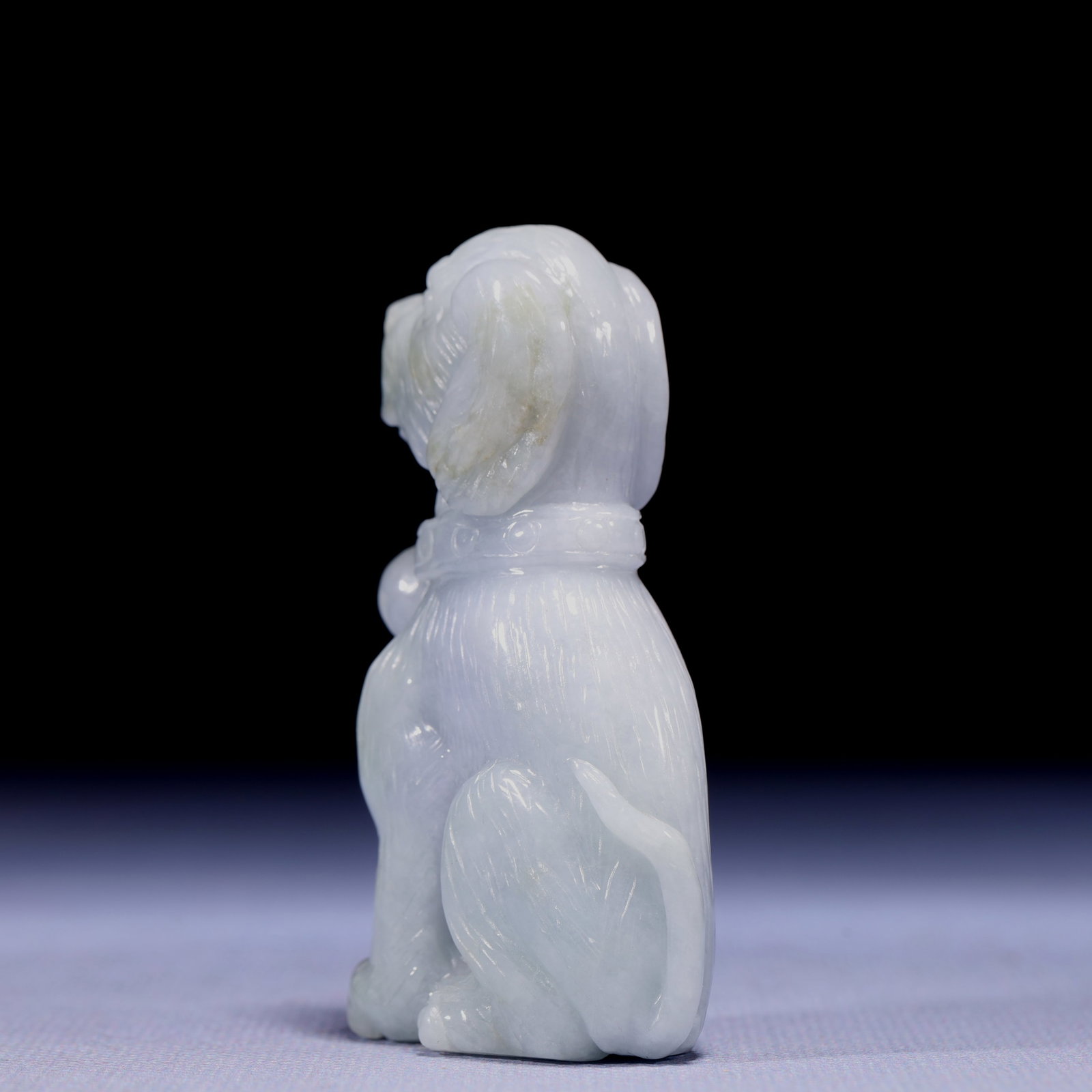 An Exquisite Jadeite Dog Pattern Ornament - 7