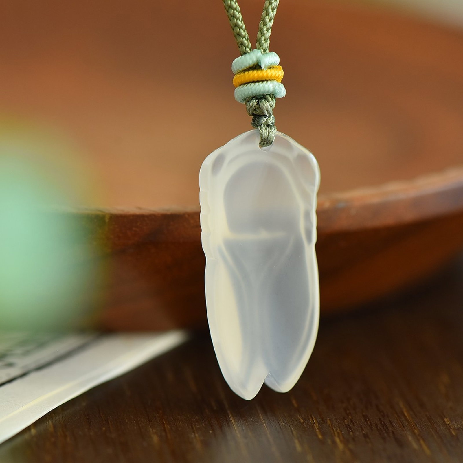 An Exquisite Cicada Pendant - 5