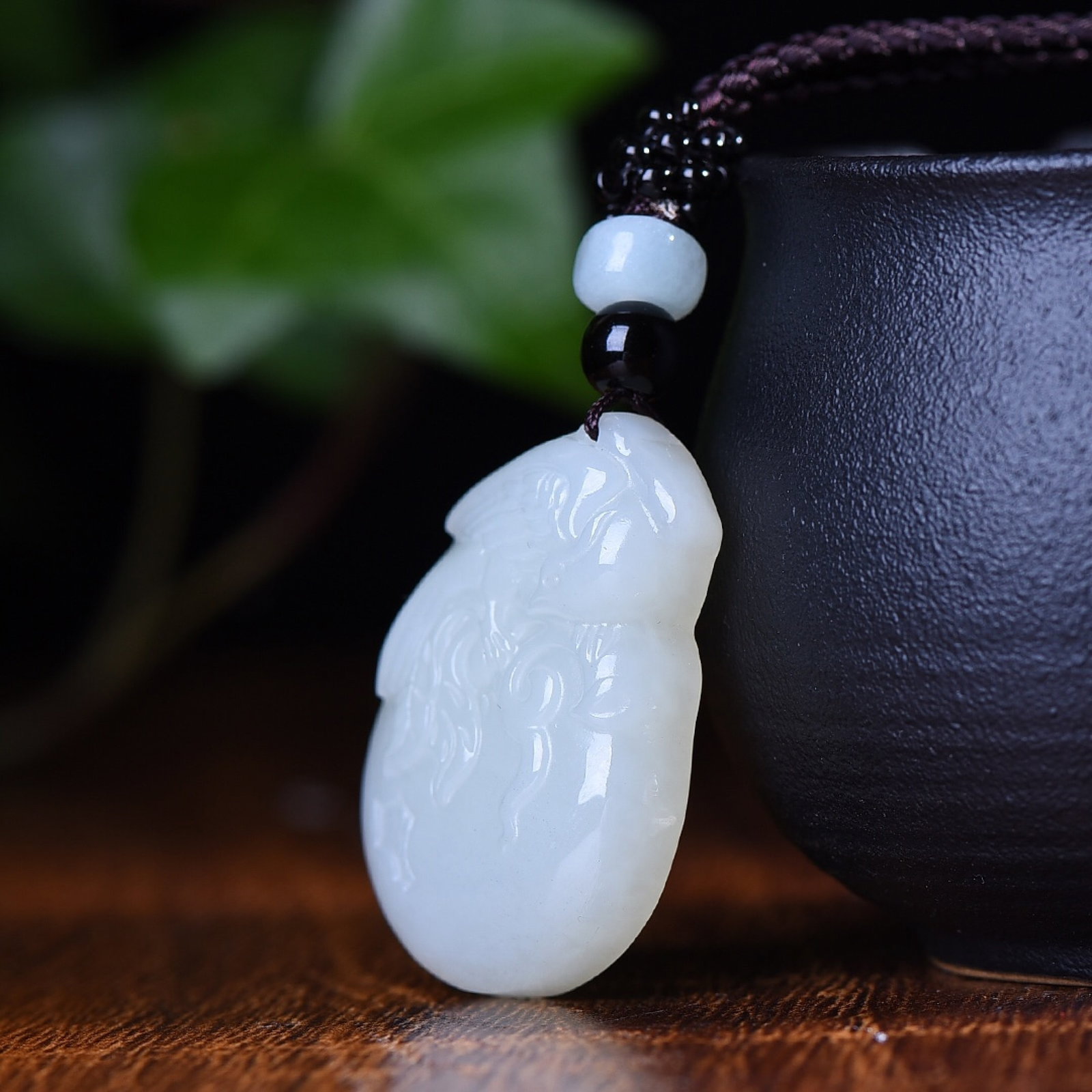 An Exquisite White Jade Bird Pattern Pendant - 3