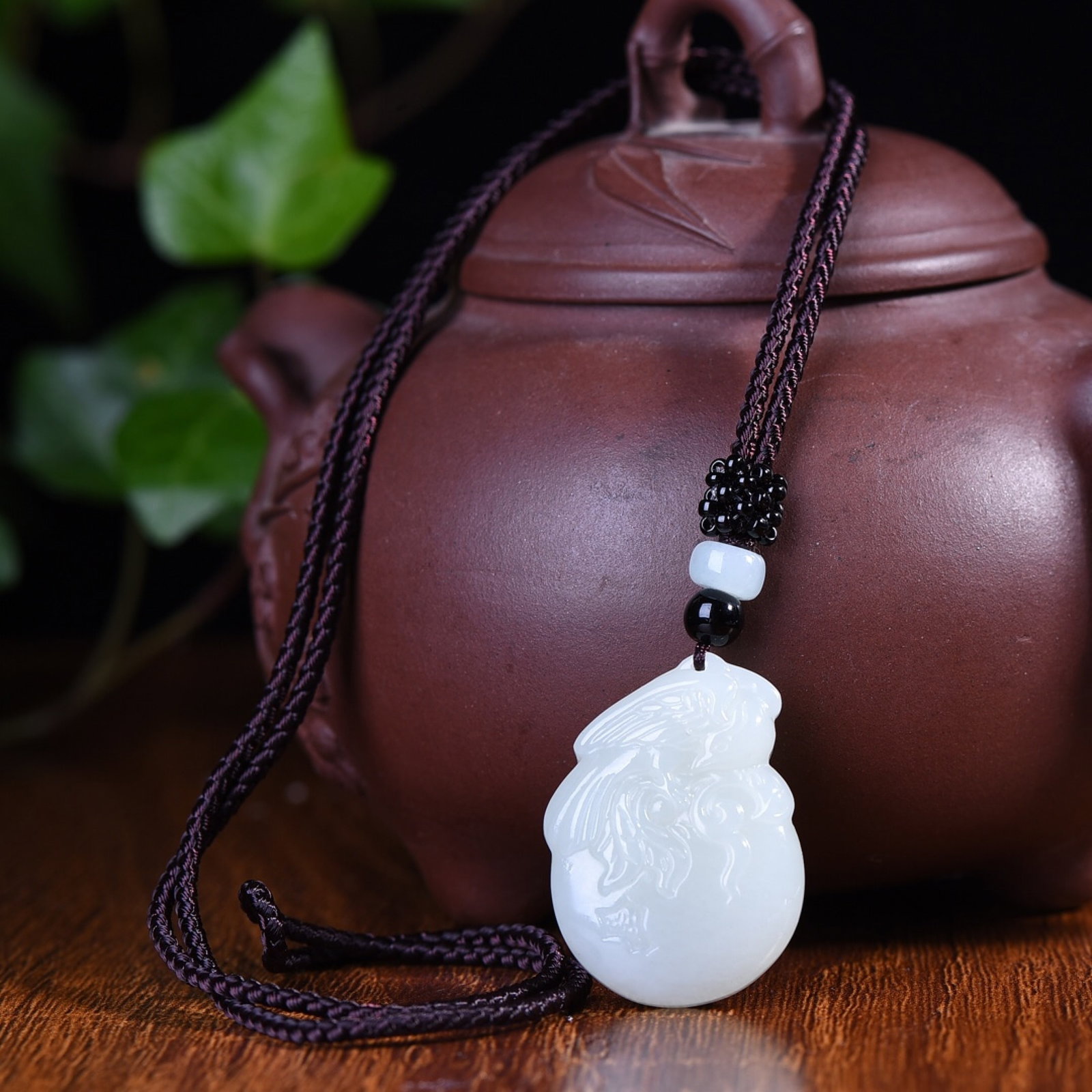 An Exquisite White Jade Bird Pattern Pendant - 4