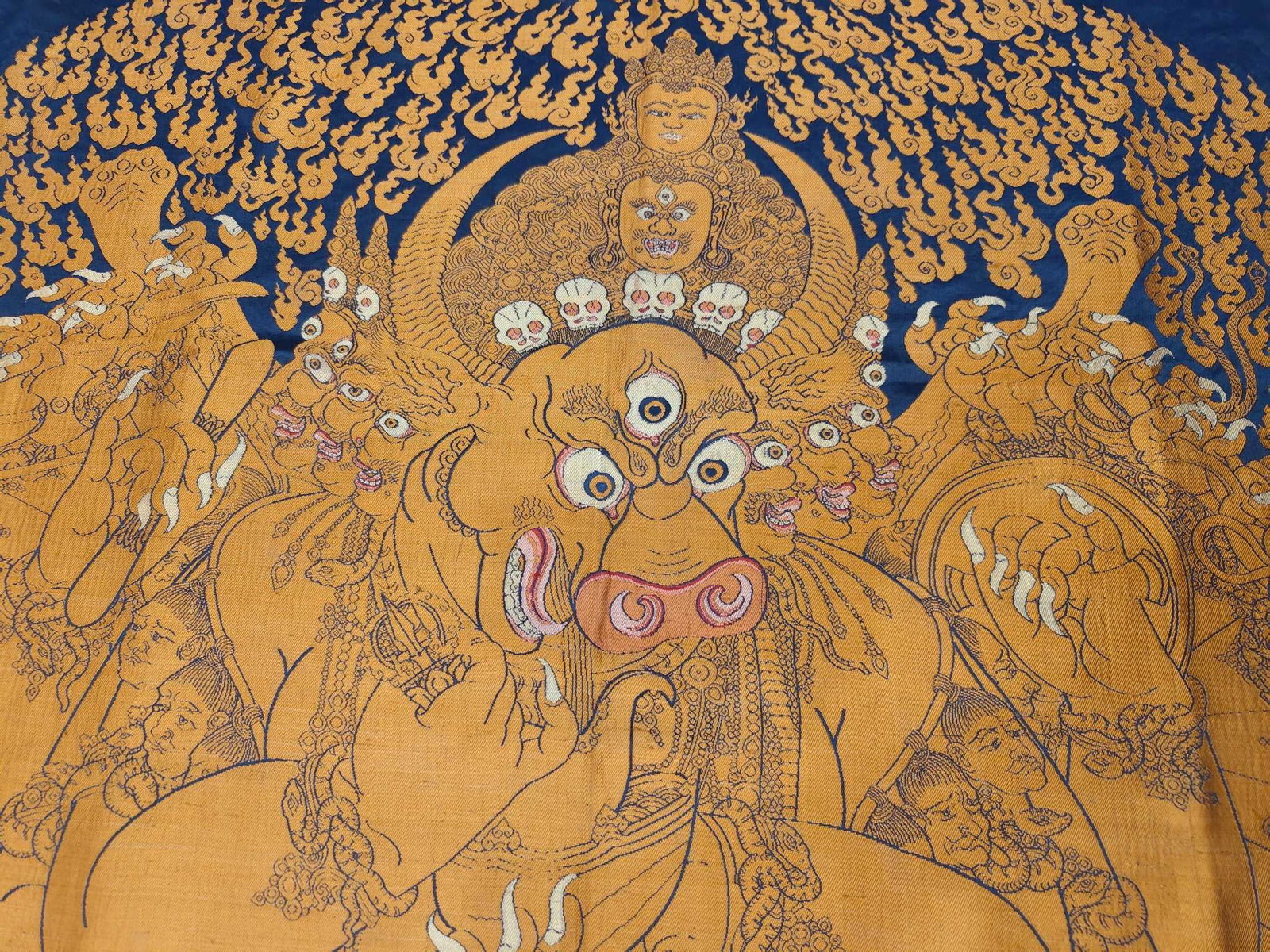 Yamantaka image tapestry - 3