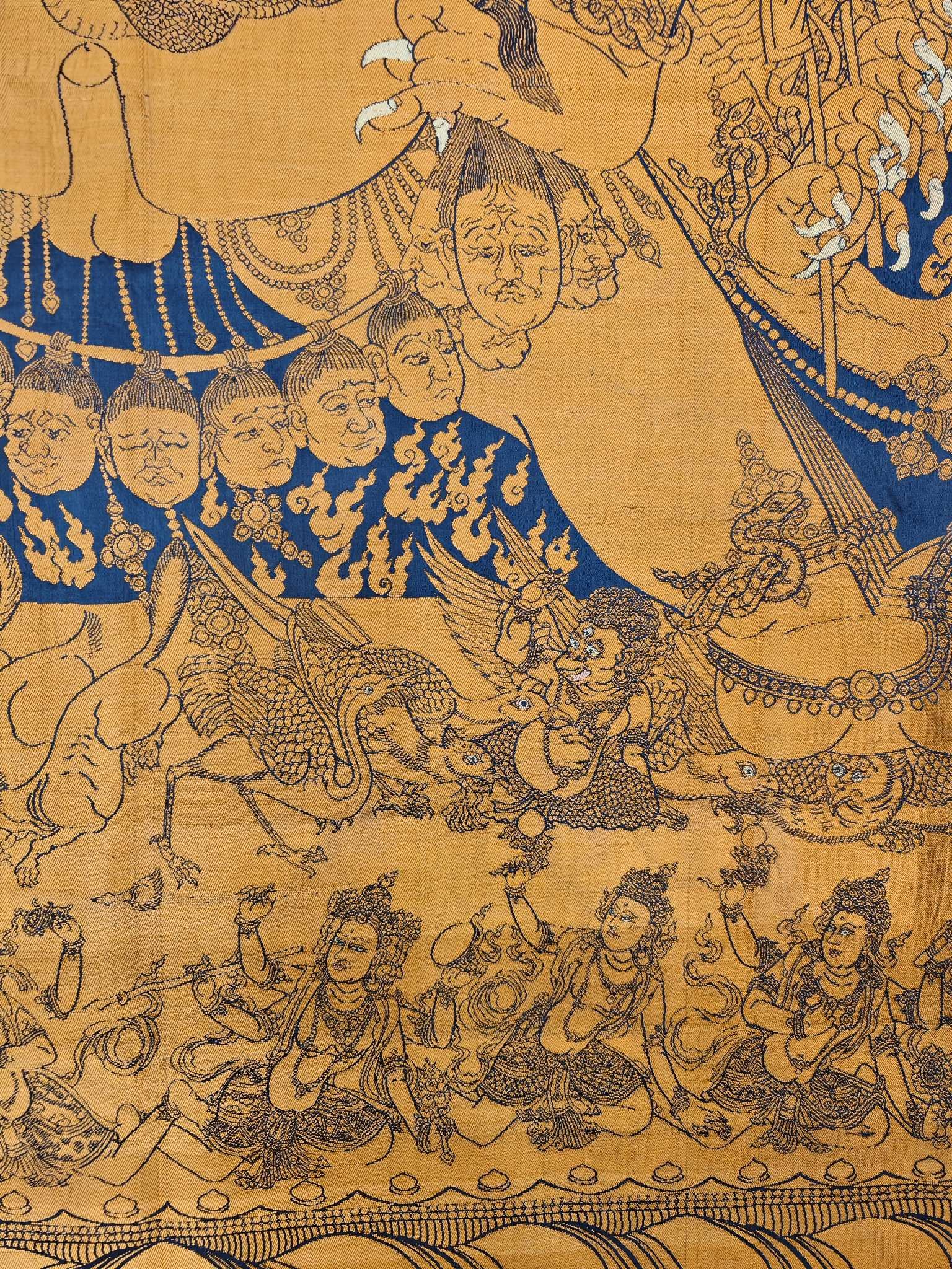 Yamantaka image tapestry - 5