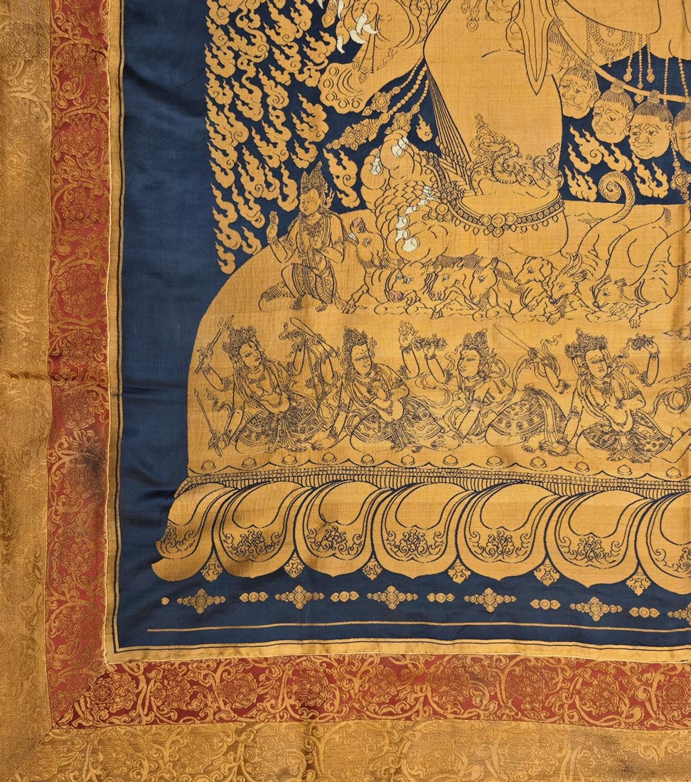 Yamantaka image tapestry - 8
