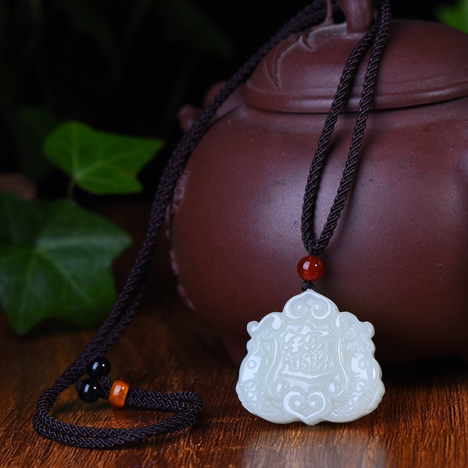 An Exquisite White Jade Fish Pattern Pendant - 4