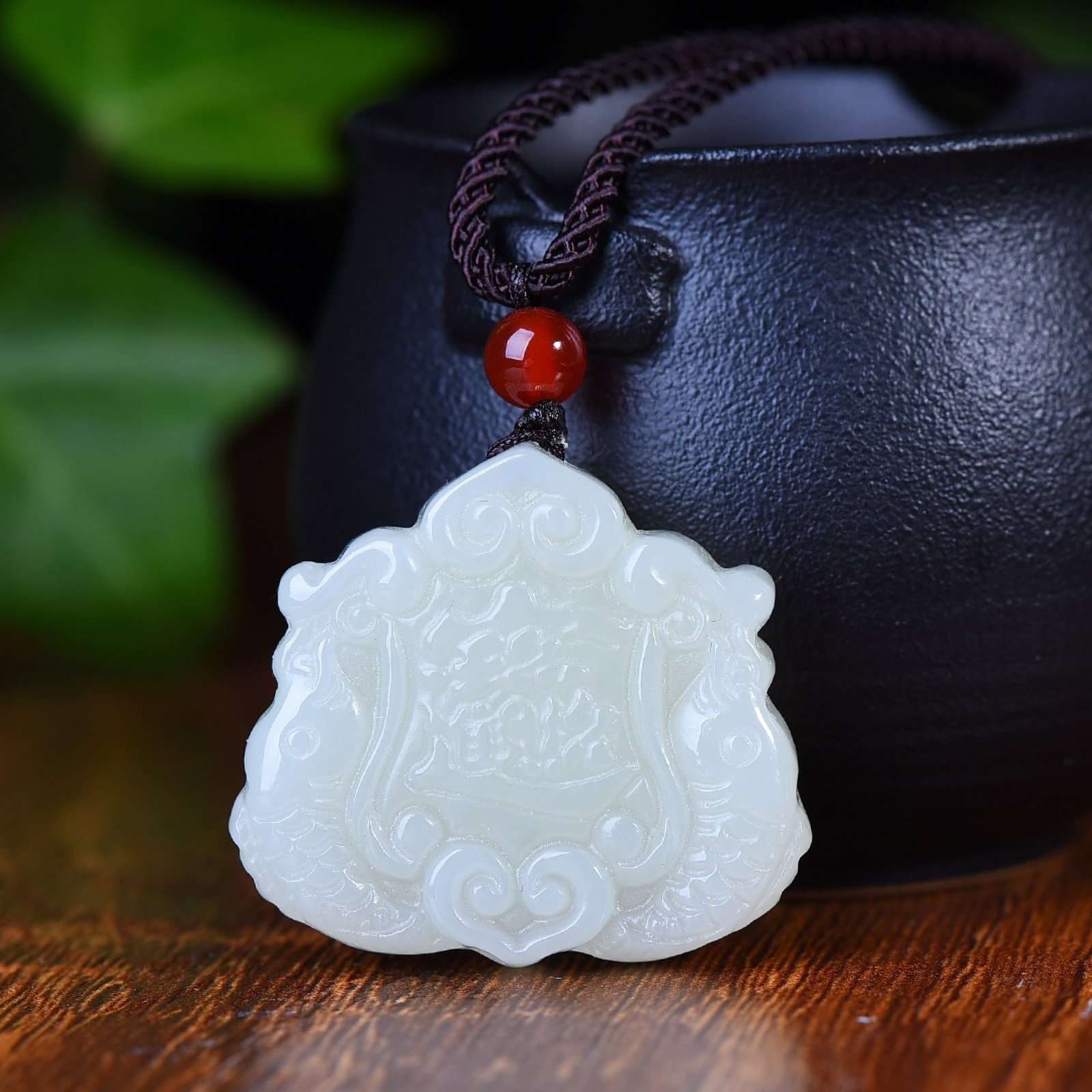 An Exquisite White Jade Fish Pattern Pendant - 5