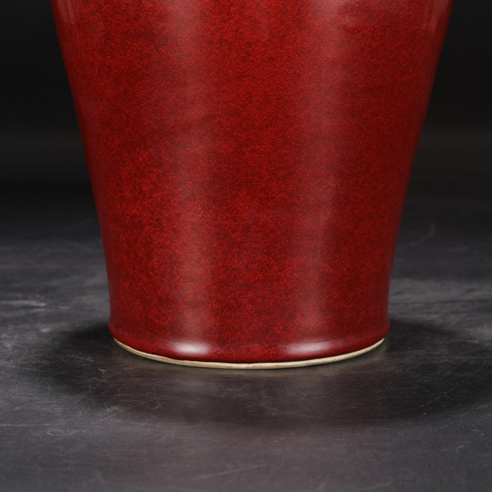 A Rare Ruby red-Glazed Vase - 4