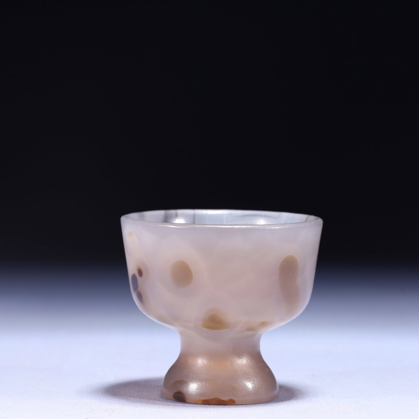 An Exquisite Agate Stem Cup - 2