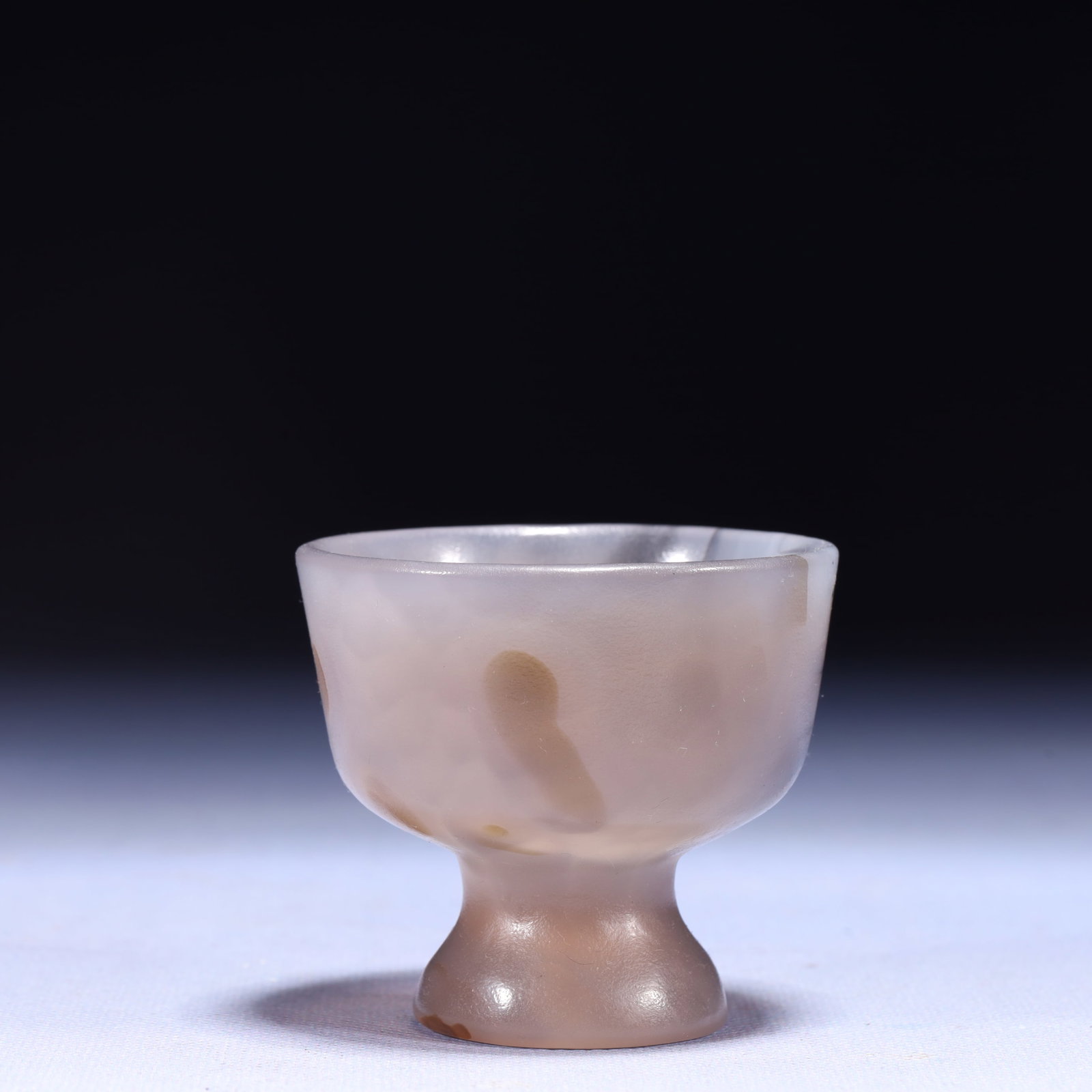 An Exquisite Agate Stem Cup - 3