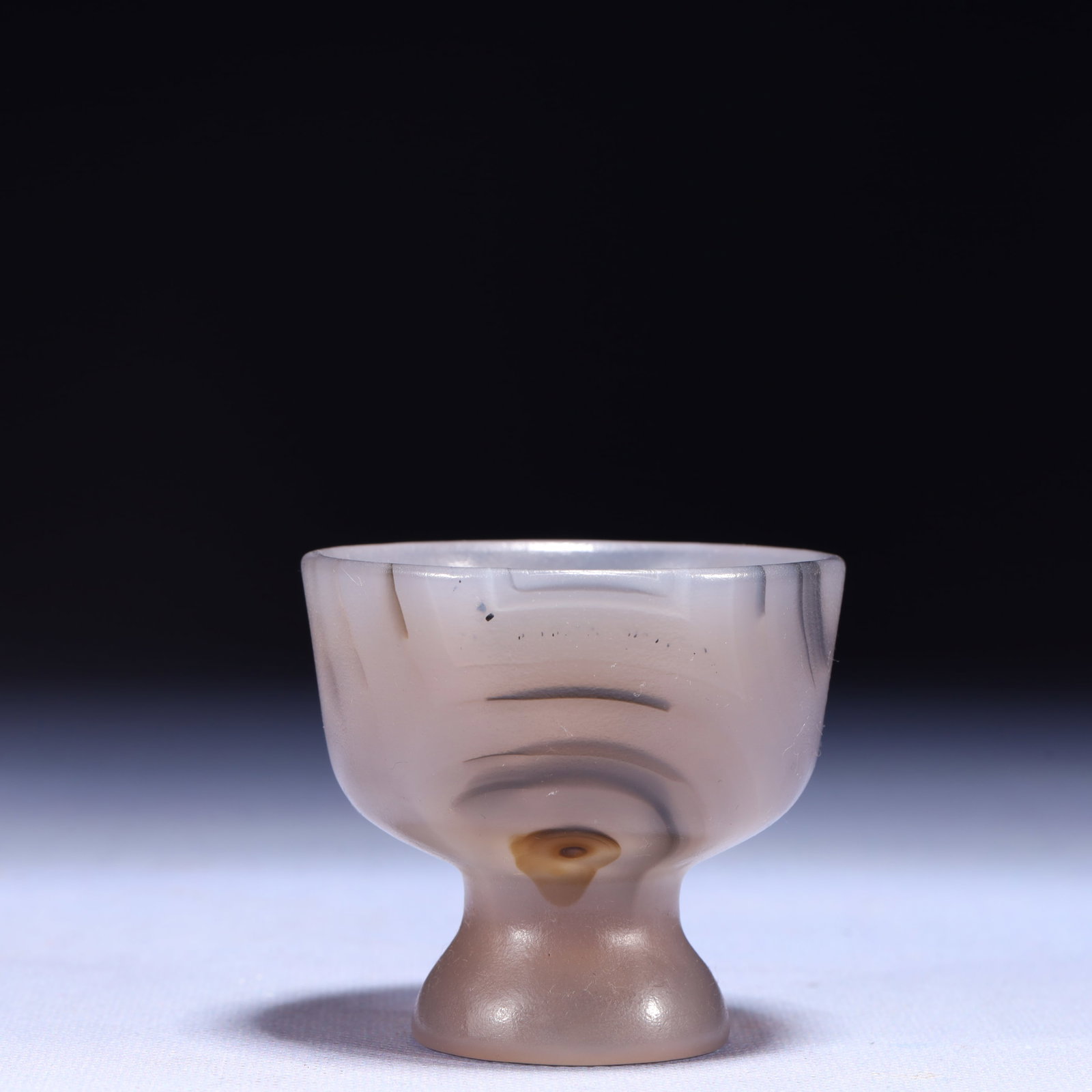 An Exquisite Agate Stem Cup - 4