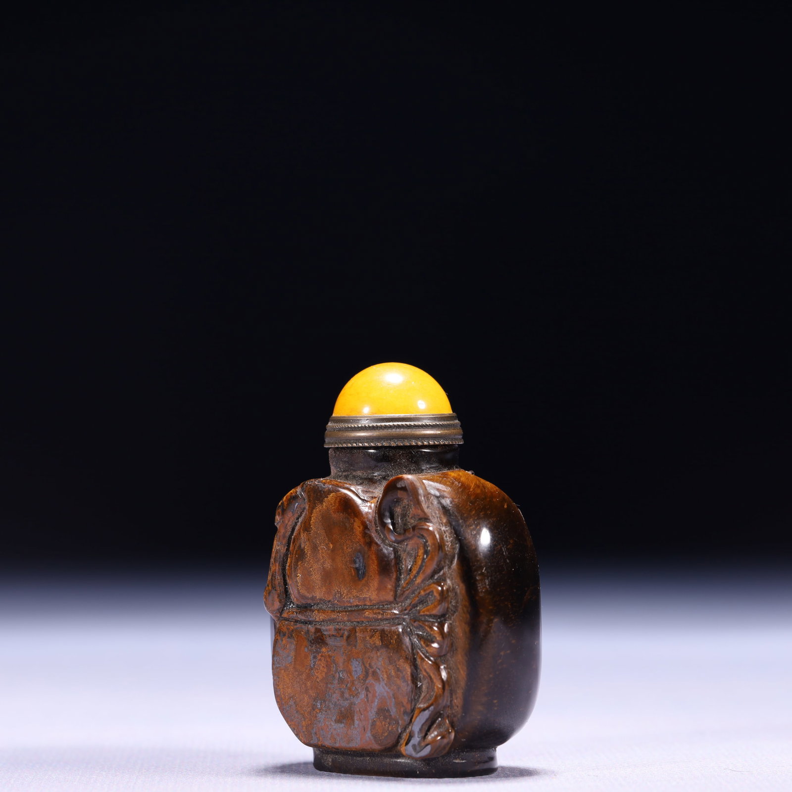An Exquisite Agate Gourd Pattern Snuff Bottle - 2