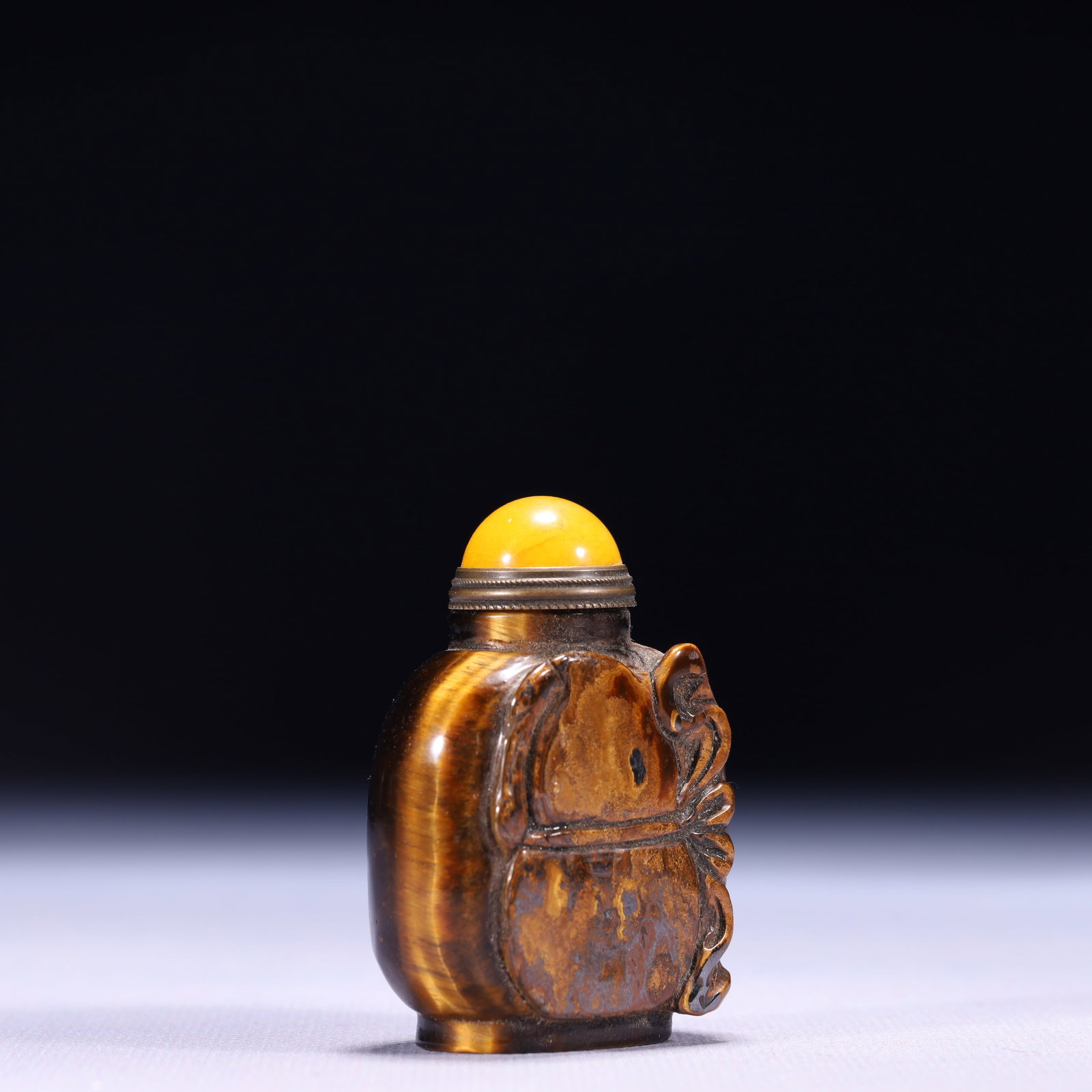An Exquisite Agate Gourd Pattern Snuff Bottle - 3