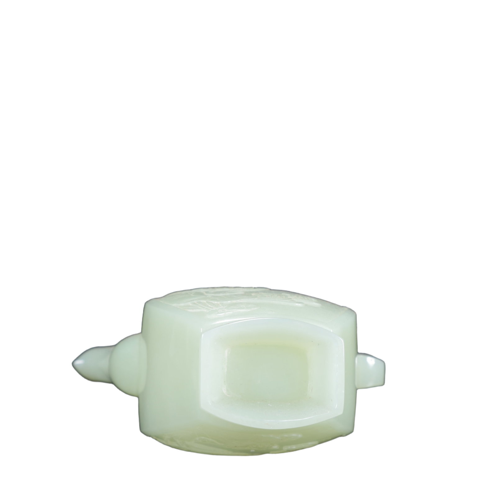 An Exquisite White Jade Flower Pattern Ewer - 16