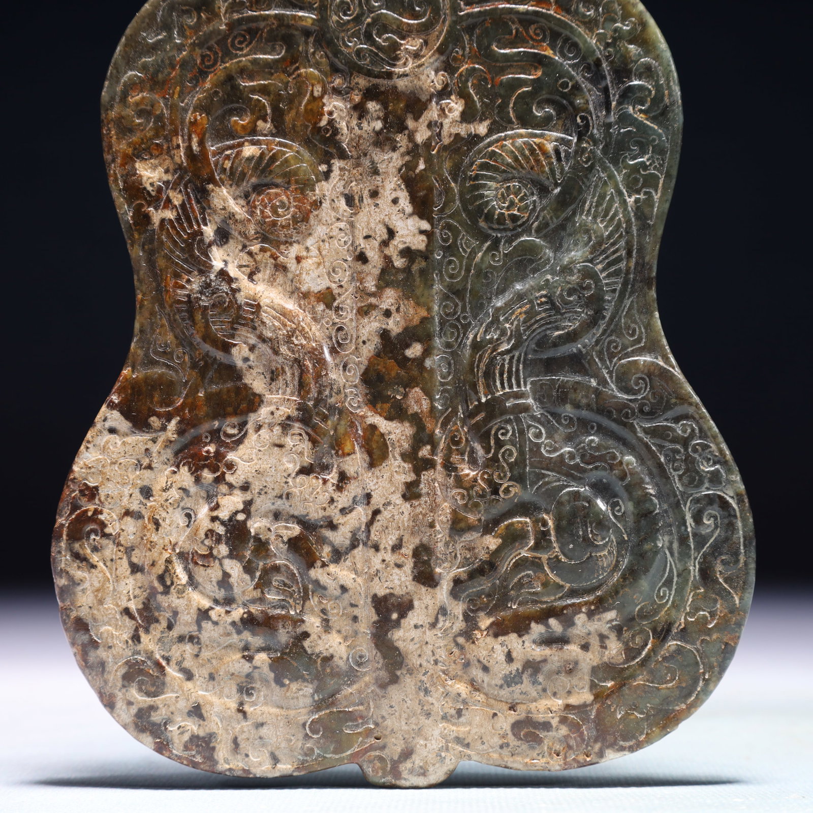 An Exquisite Jasper Beast Pattern Pendant - 3