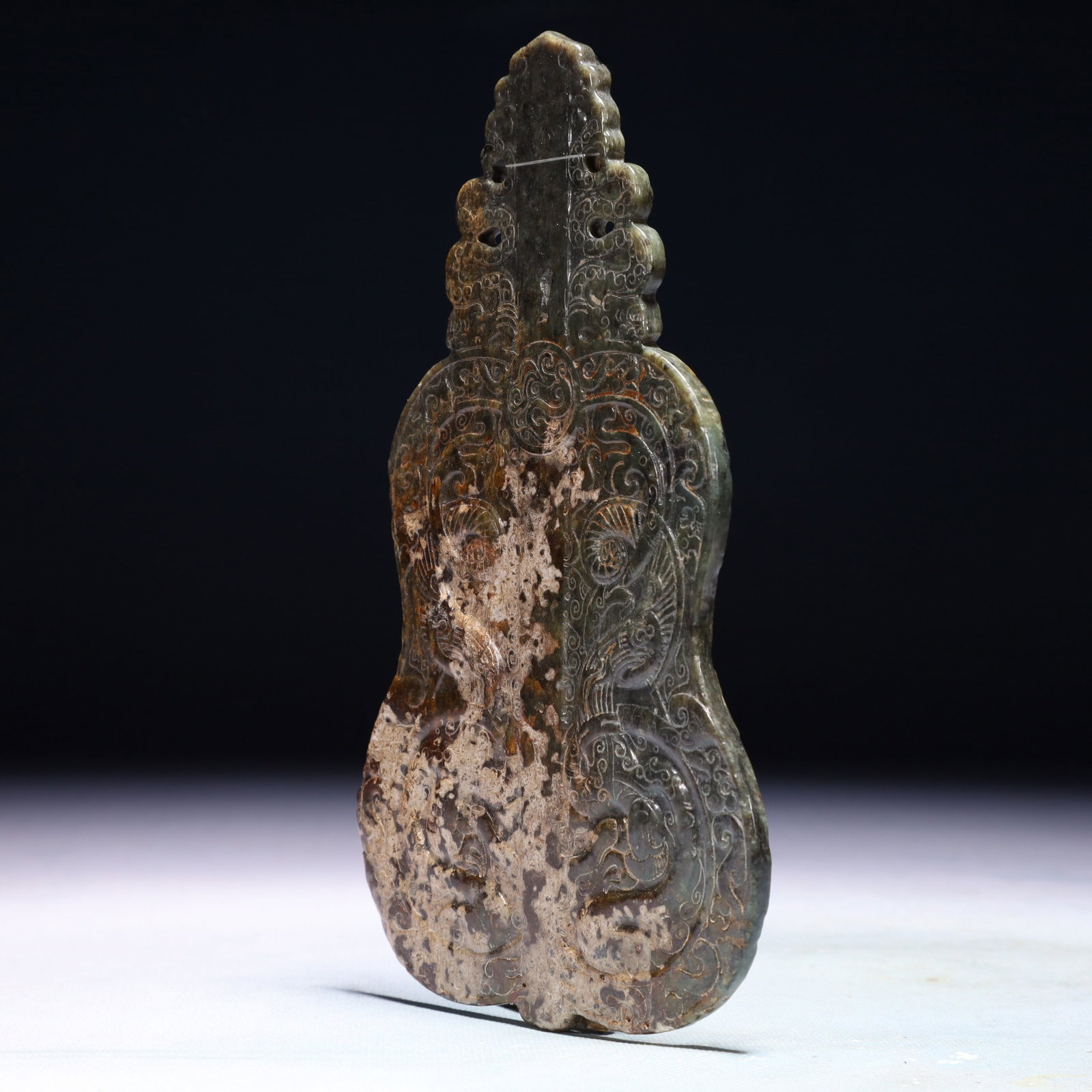An Exquisite Jasper Beast Pattern Pendant - 4