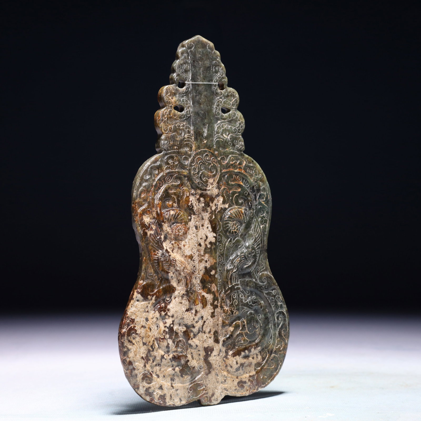 An Exquisite Jasper Beast Pattern Pendant - 5