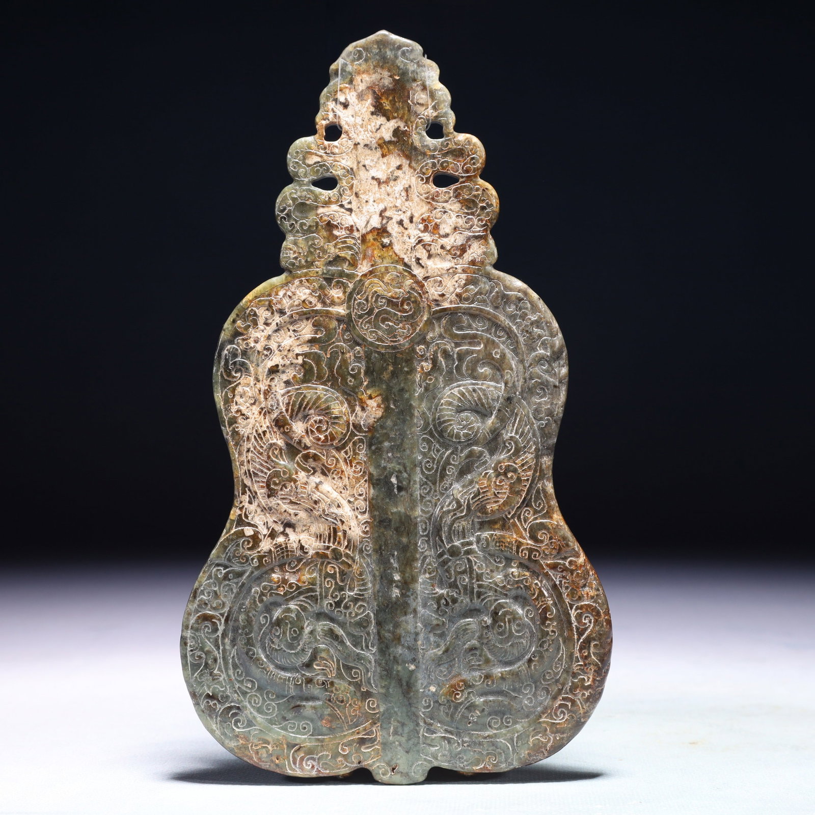 An Exquisite Jasper Beast Pattern Pendant - 6