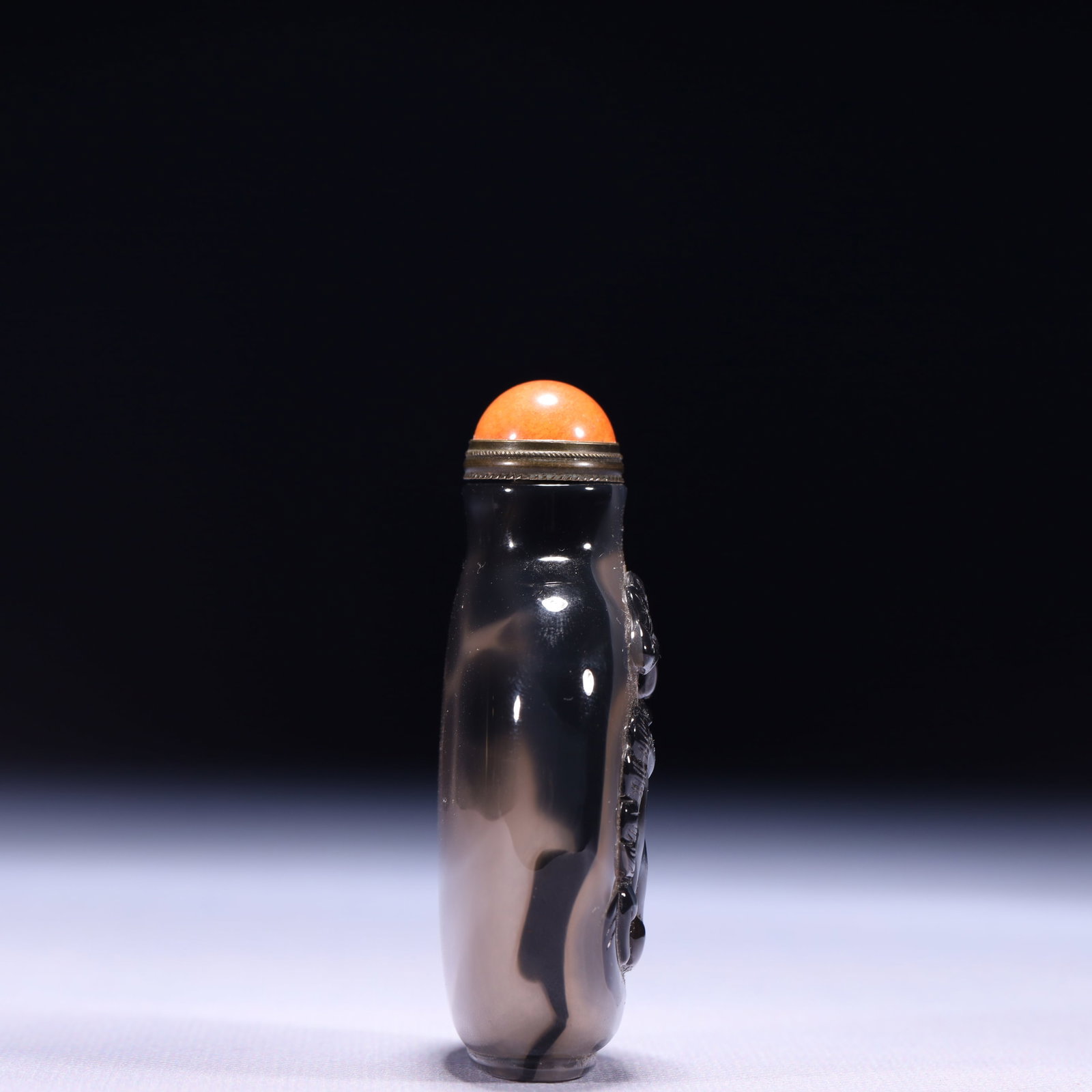 An Exquisite Agate Horse Pattern Snuff Bottle - 4