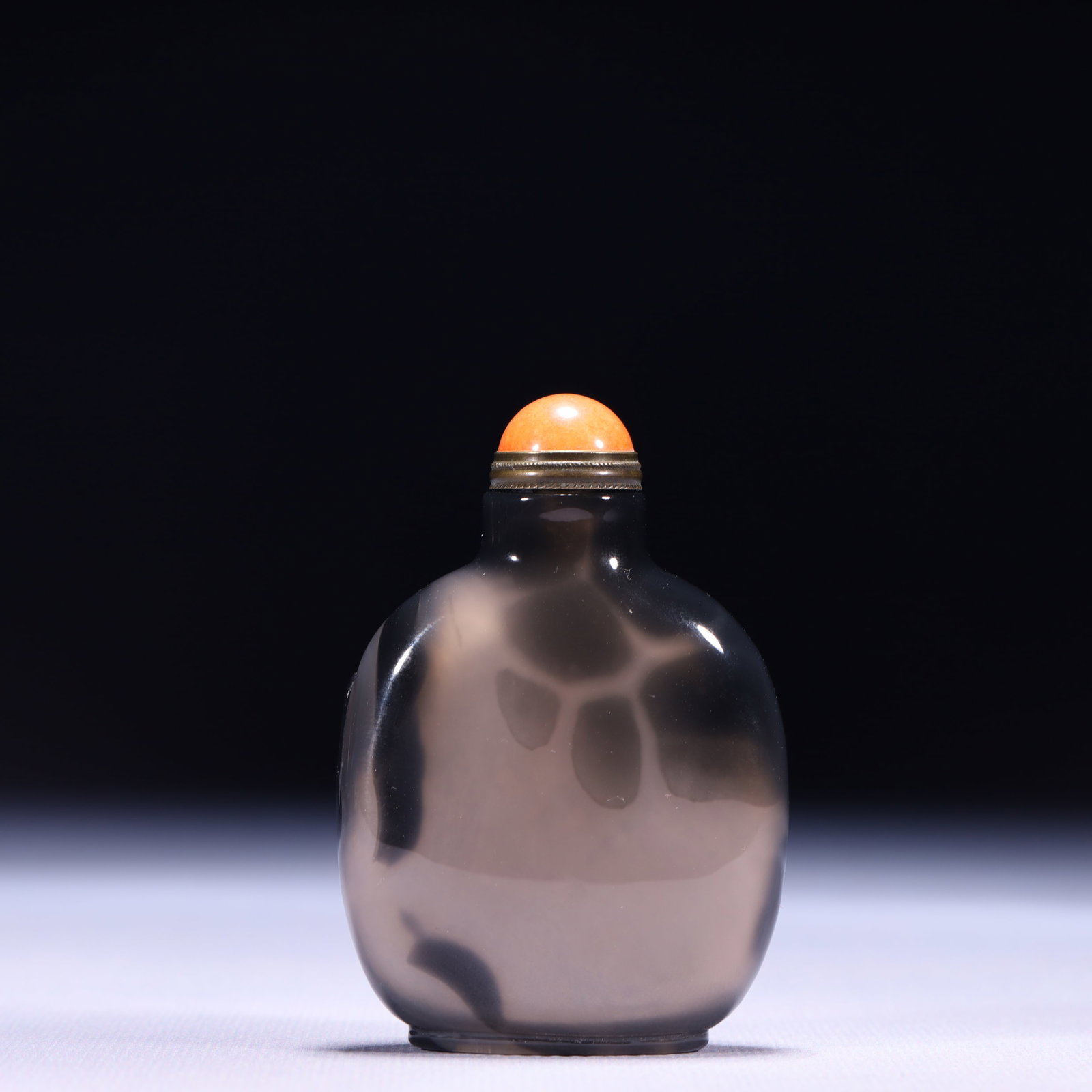 An Exquisite Agate Horse Pattern Snuff Bottle - 6