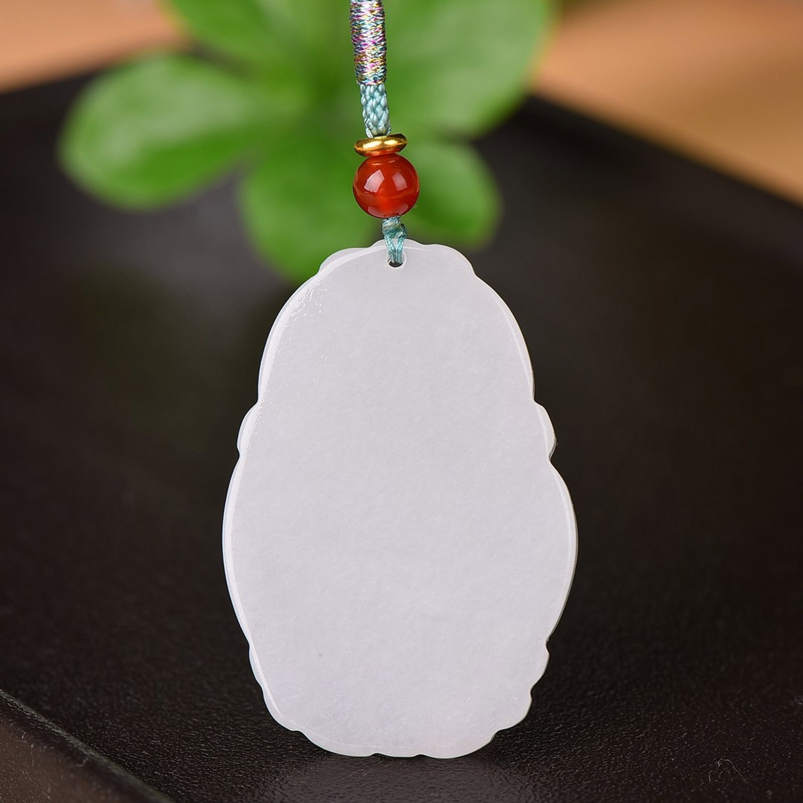 An Exquisite White Jade Rabbit Pattern Pendant - 4