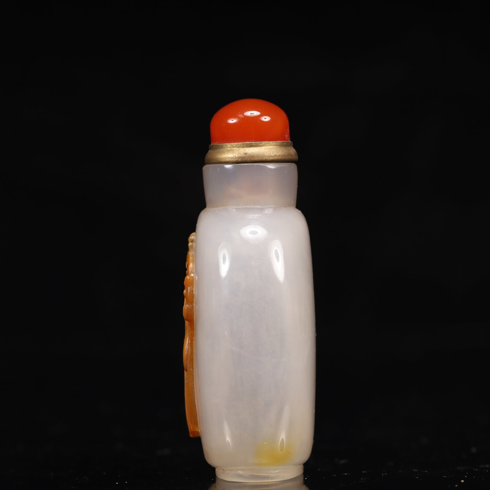 An Exquisite Agate Human-Face Pattern Snuff Bottle - 6
