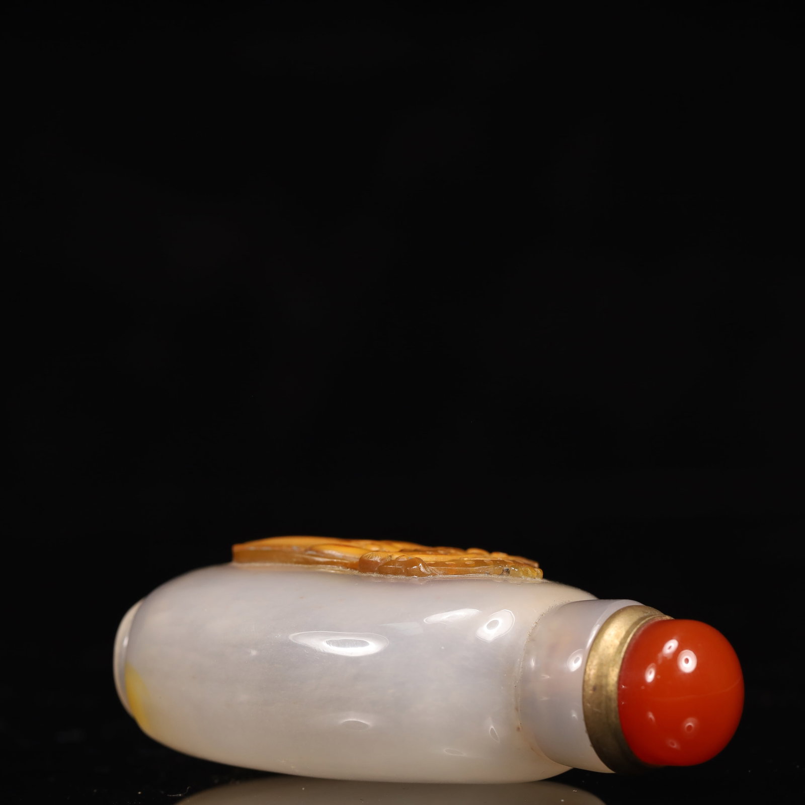 An Exquisite Agate Human-Face Pattern Snuff Bottle - 7