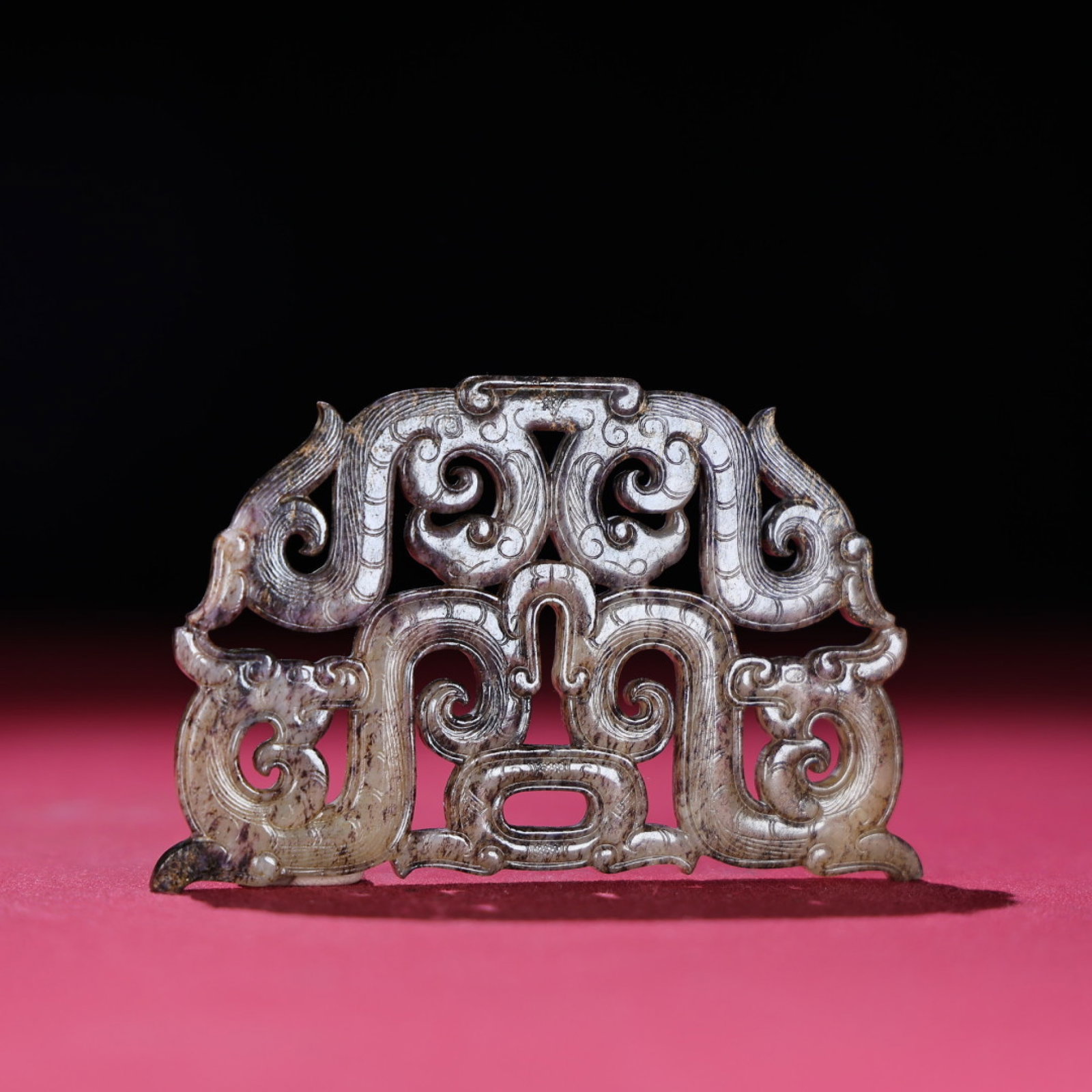 An Exquisite White Jade Dragon Pattern Pendant - 6