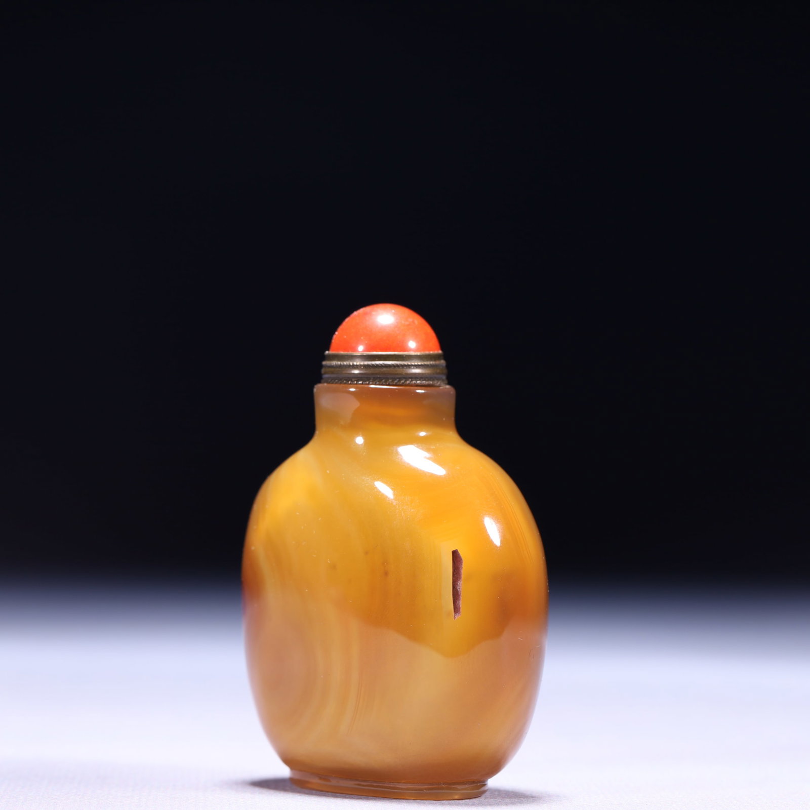 An Exquisite Agate Figure Pattern Snuff Bottle - 4