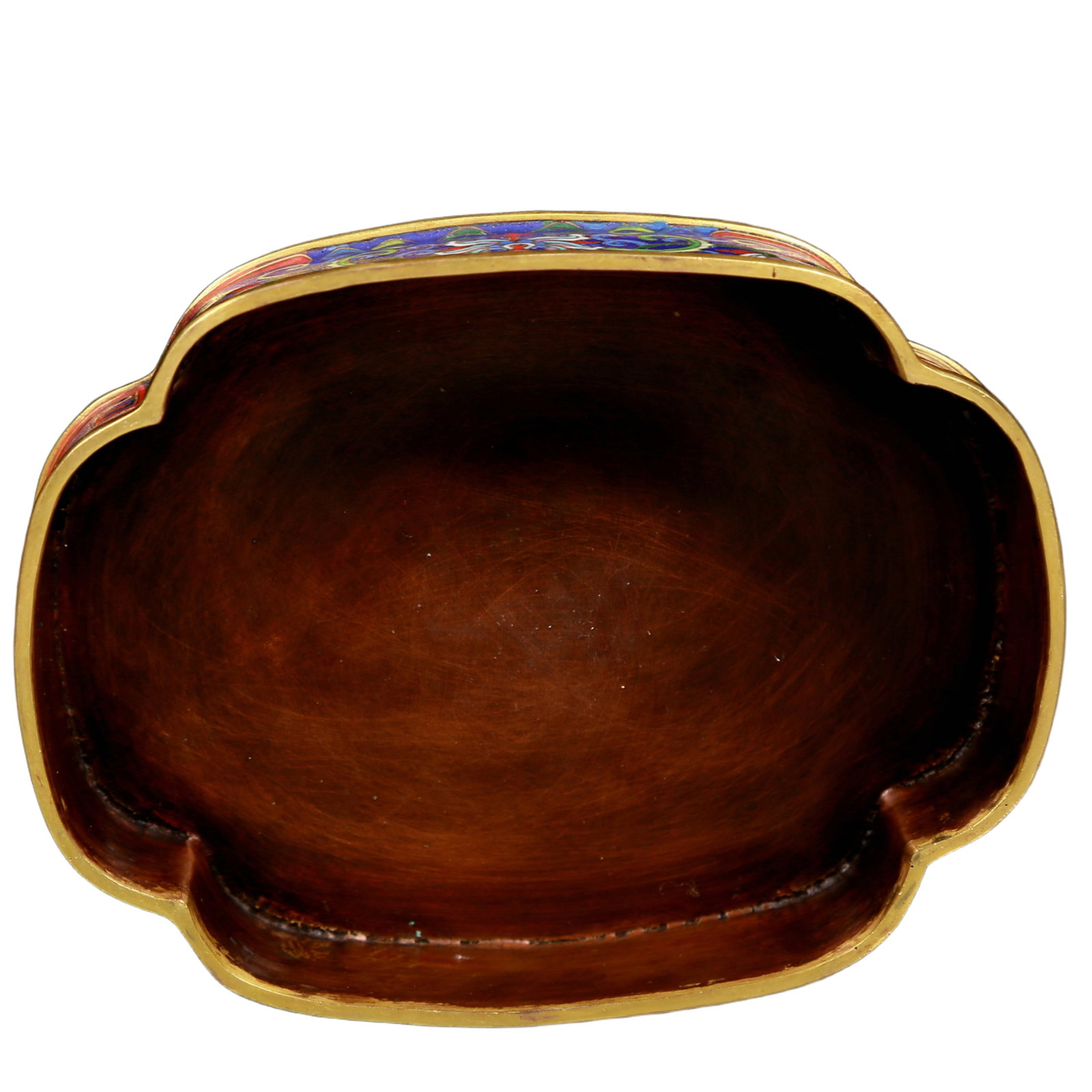 An Exquisite Cloisonne Lotus Pattern Box - 8