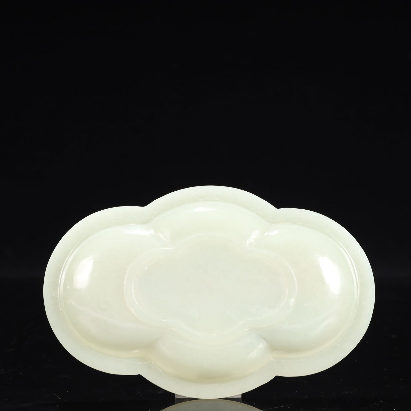 An Exquisite White Jade Brush Washer - 4