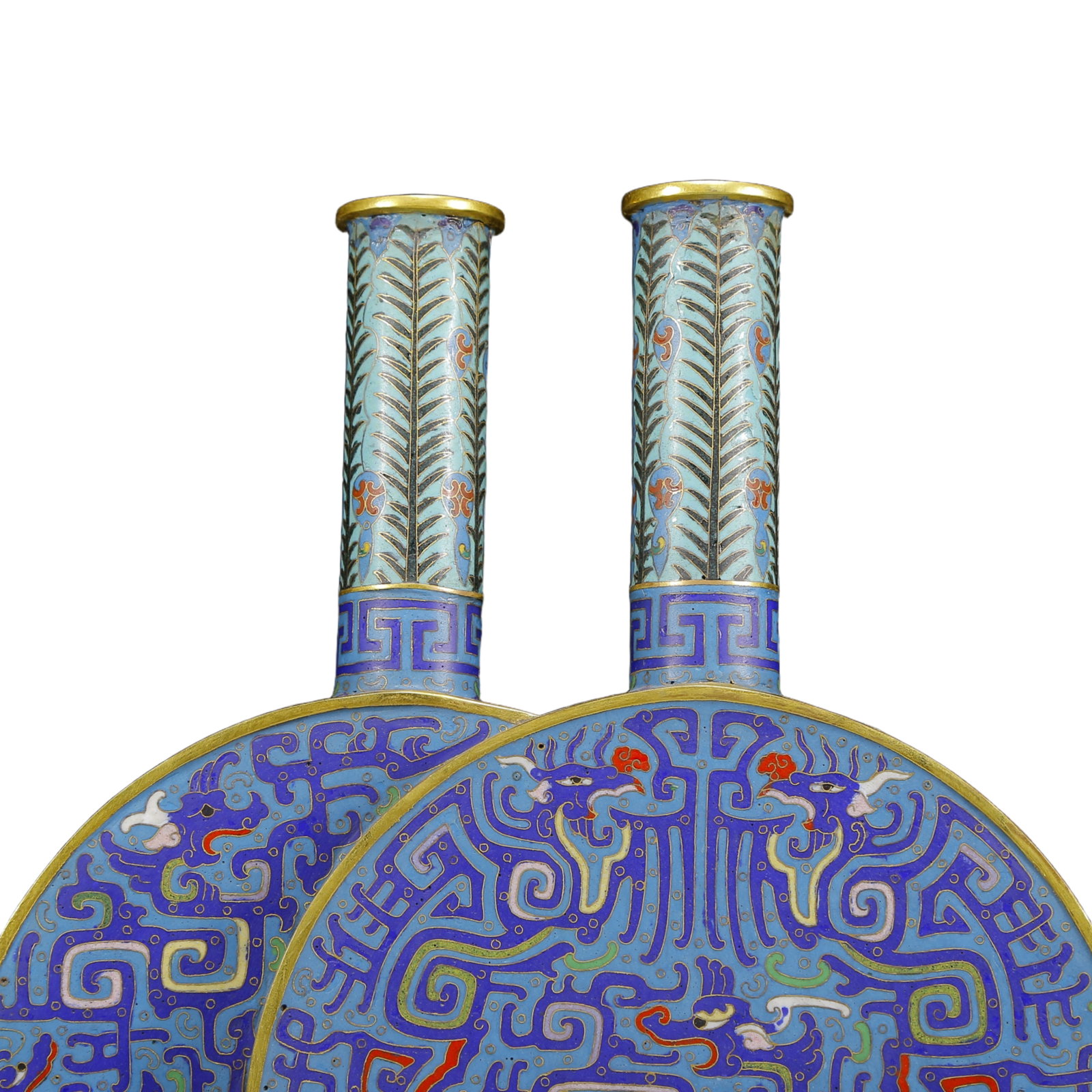 An Exquisite Famille-Rose Painted Gold Character and Story Pattern Vase,with poem - 2