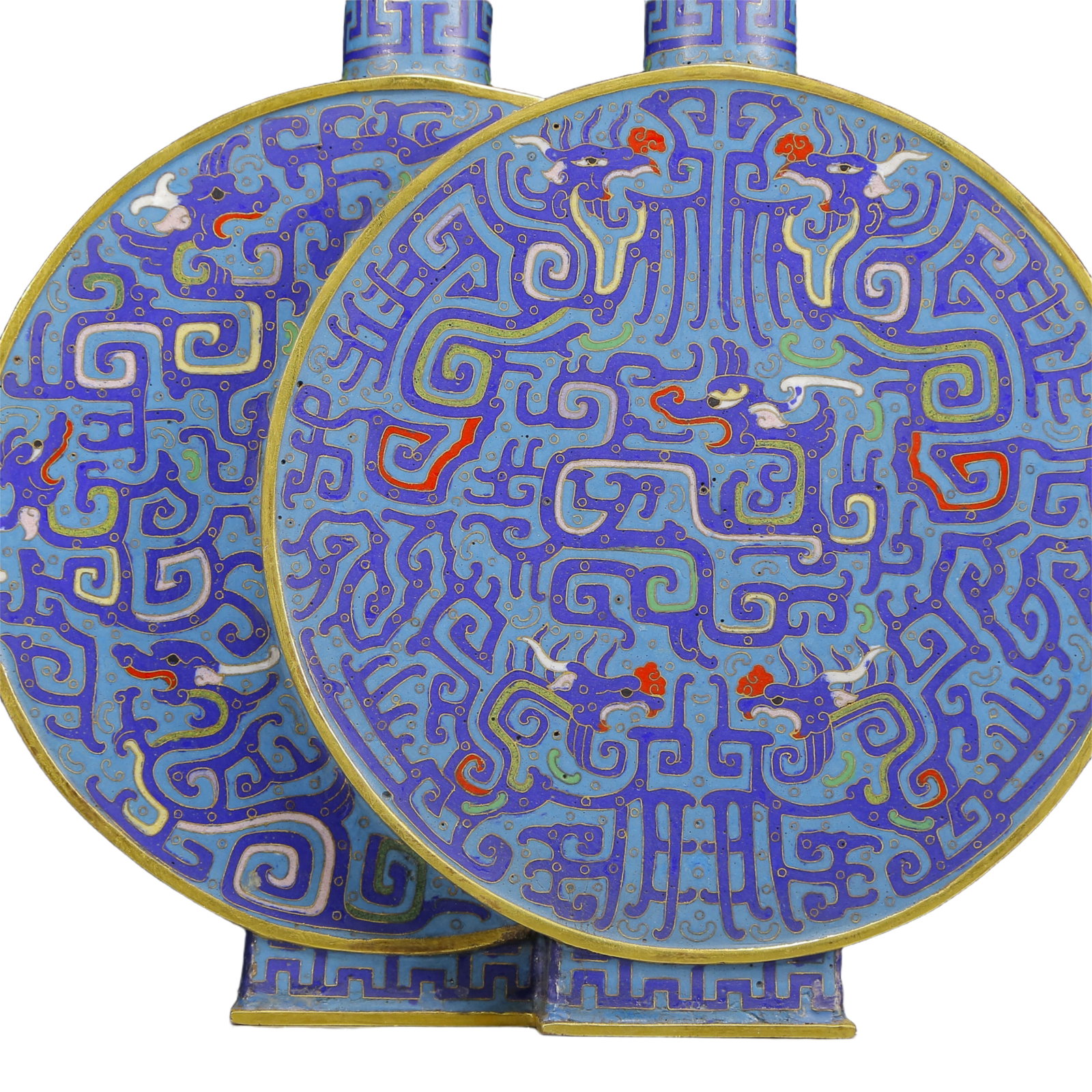 An Exquisite Famille-Rose Painted Gold Character and Story Pattern Vase,with poem - 3